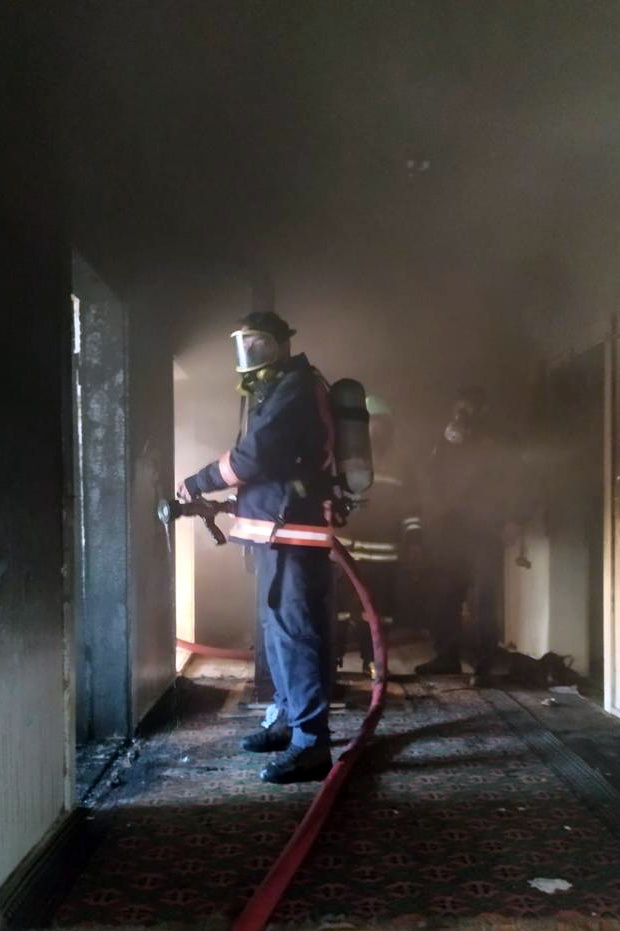 Gümüşhane’de Afganların kaldığı ev küle döndü 9