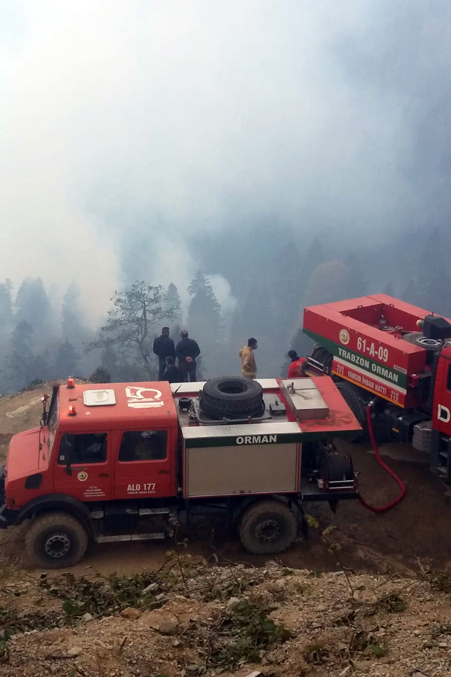 Kürtün’deki yangınlar kontrol altına alındı 7