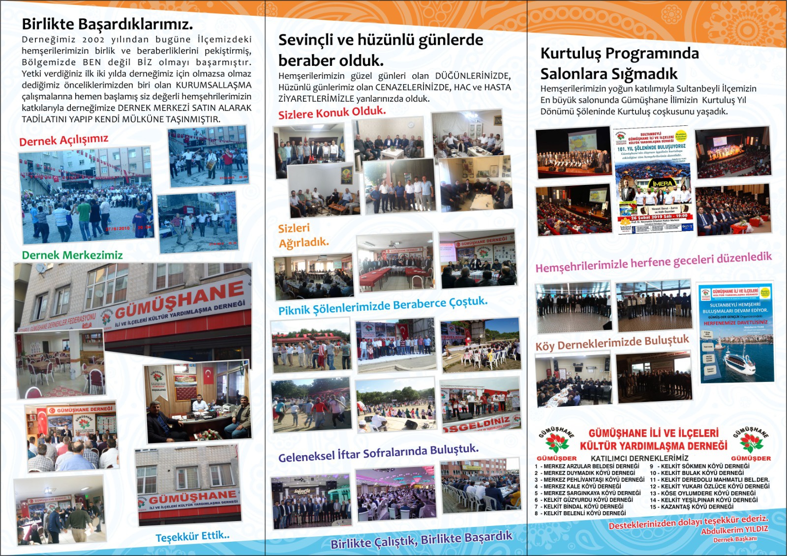 GÜMÜŞDER bir araya gelemediği hemşehrilerine mektup yazdı 12