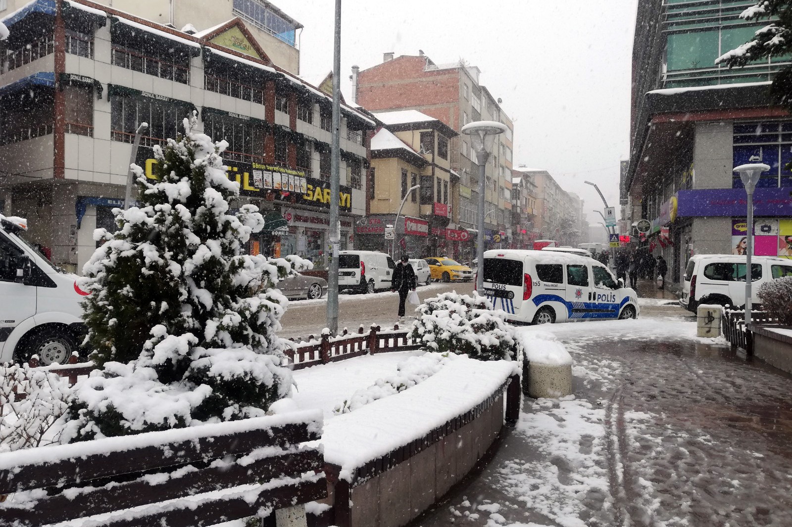 Gümüşhane’de etkili kar yağışı 4