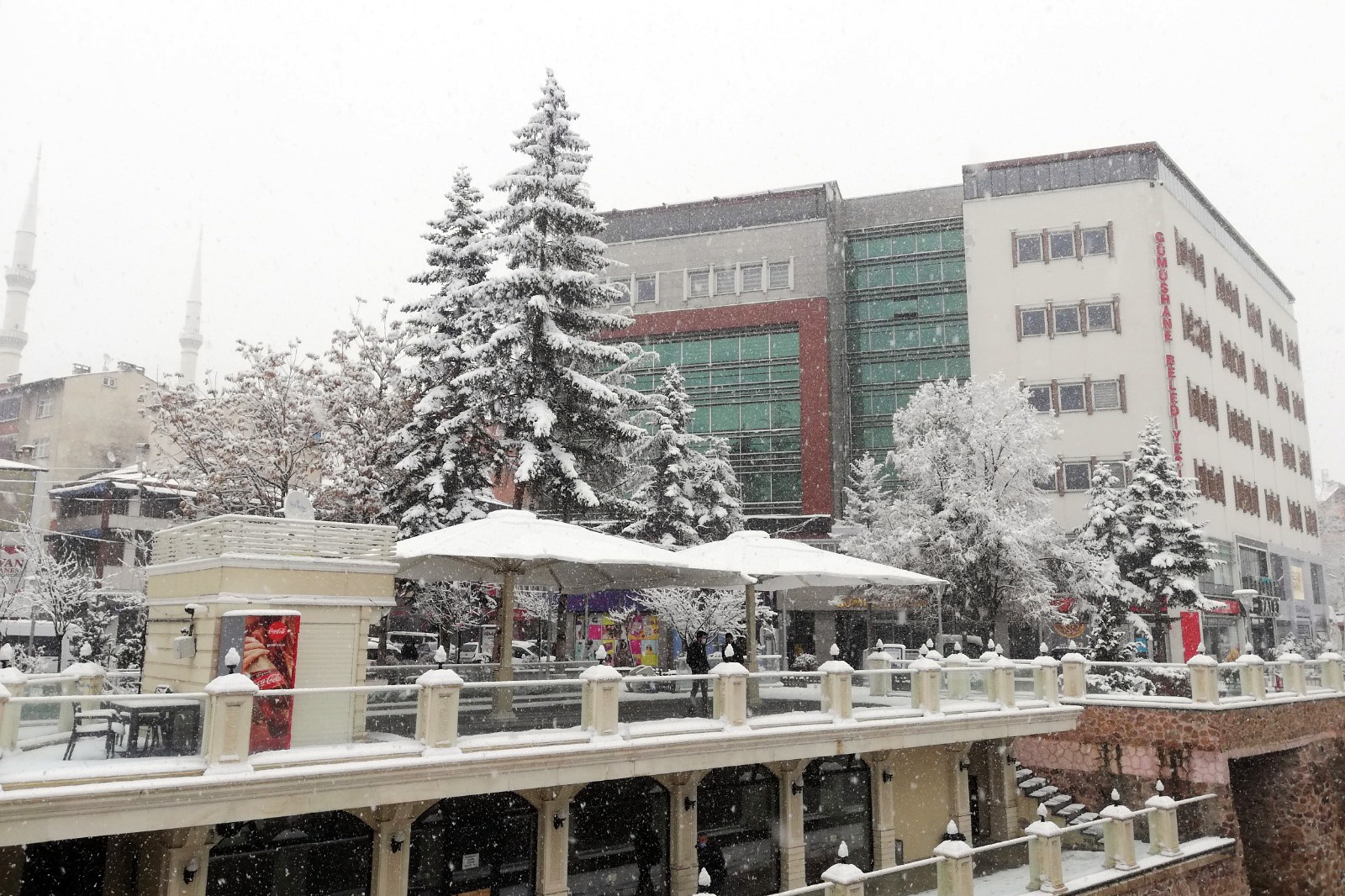 Gümüşhane’de etkili kar yağışı 2