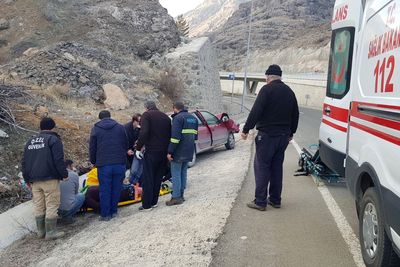 Gümüşhane’de trafik kazası: 2 yaralı 2