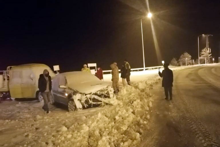 Zigana dağında trafik kazası: 1 yaralı 1