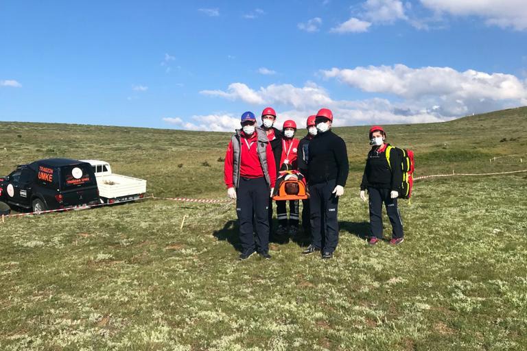 UMKE ekipleri Gümüşhane yaylalarında tatbikat yaptı 4