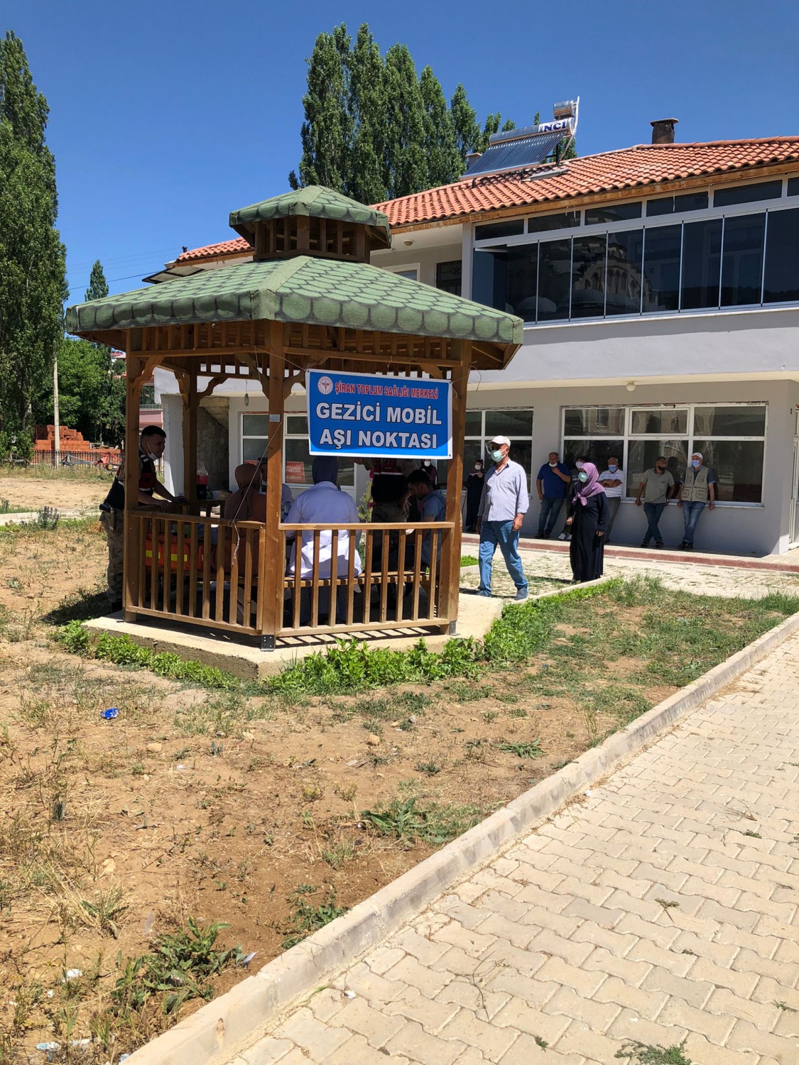 Şiran’ın köylerinde aşı noktaları oluşturuldu 6