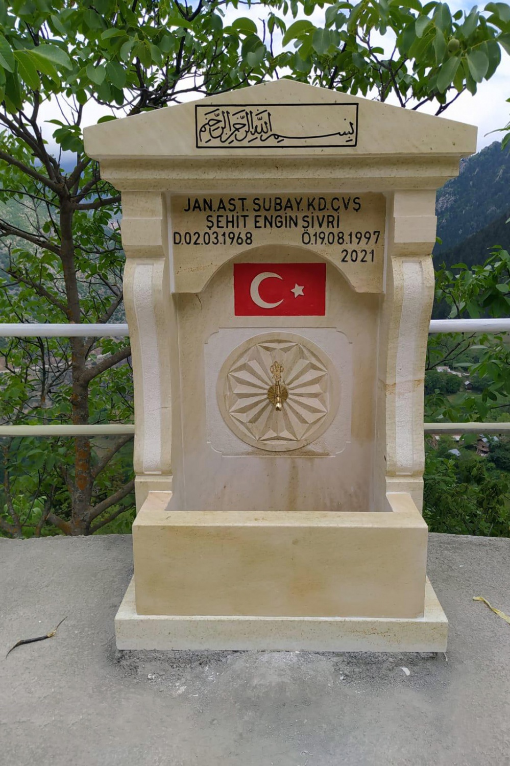 Gümüşhane’de şehitler adına 6 çeşme yaptırıldı 4