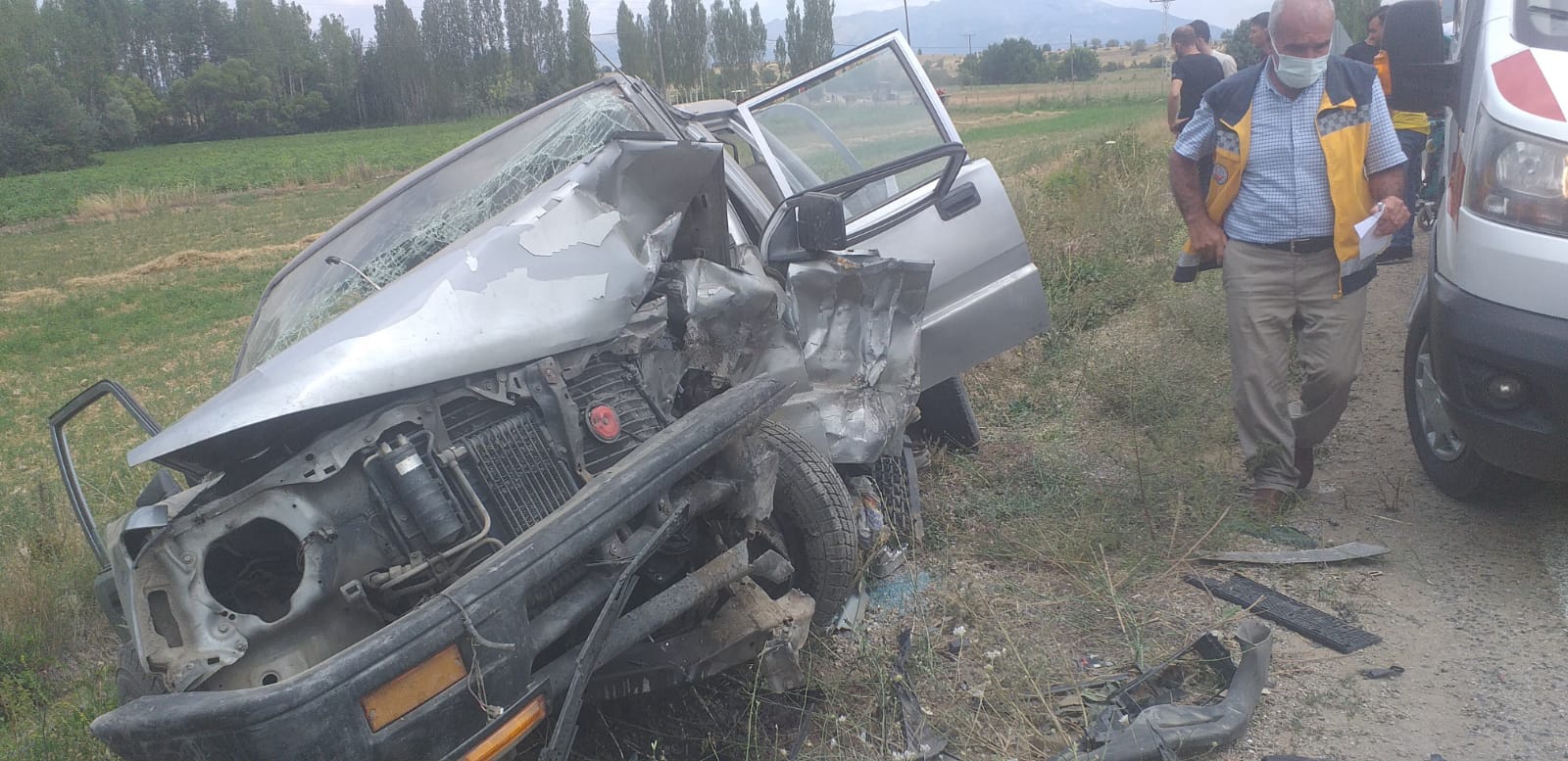 Gümüşhane’de trafik kazası: 1 ölü, 3 yaralı 1