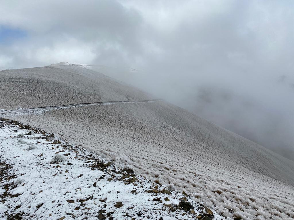 Yüksekler beyaza büründü hava buz kesti 1