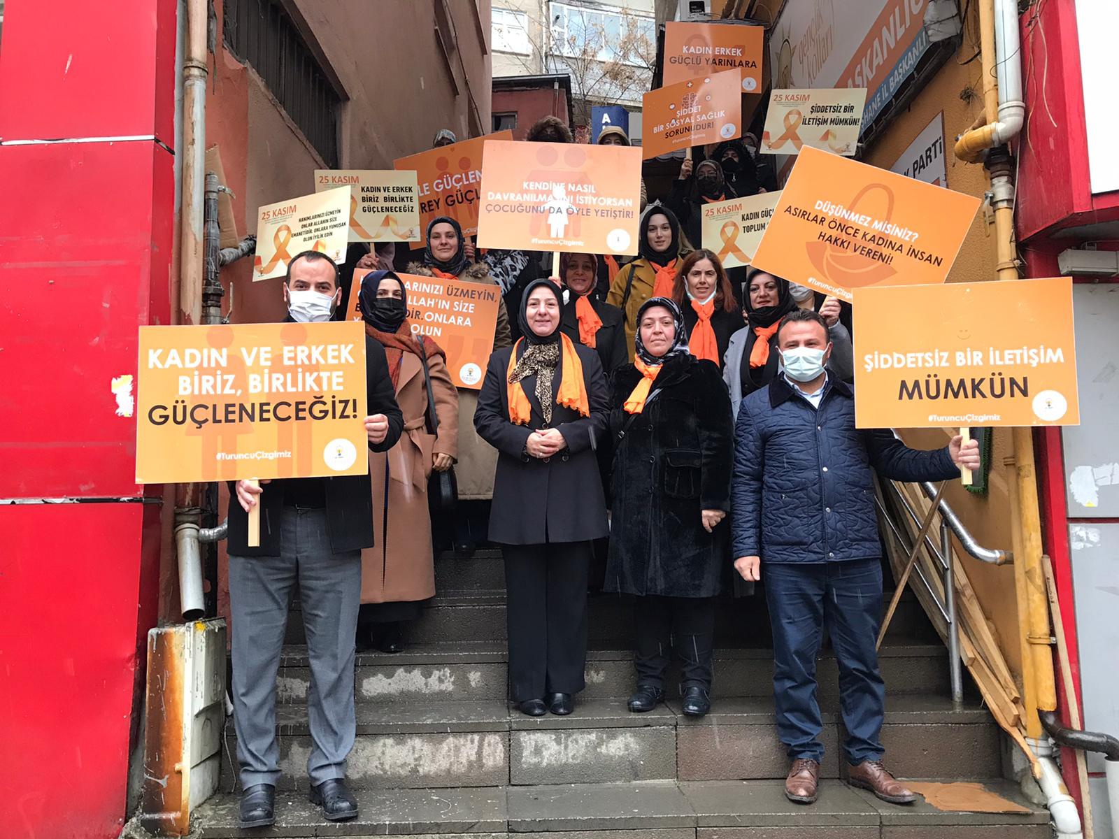 AK Kadınlar kadına şiddeti kınadı 4