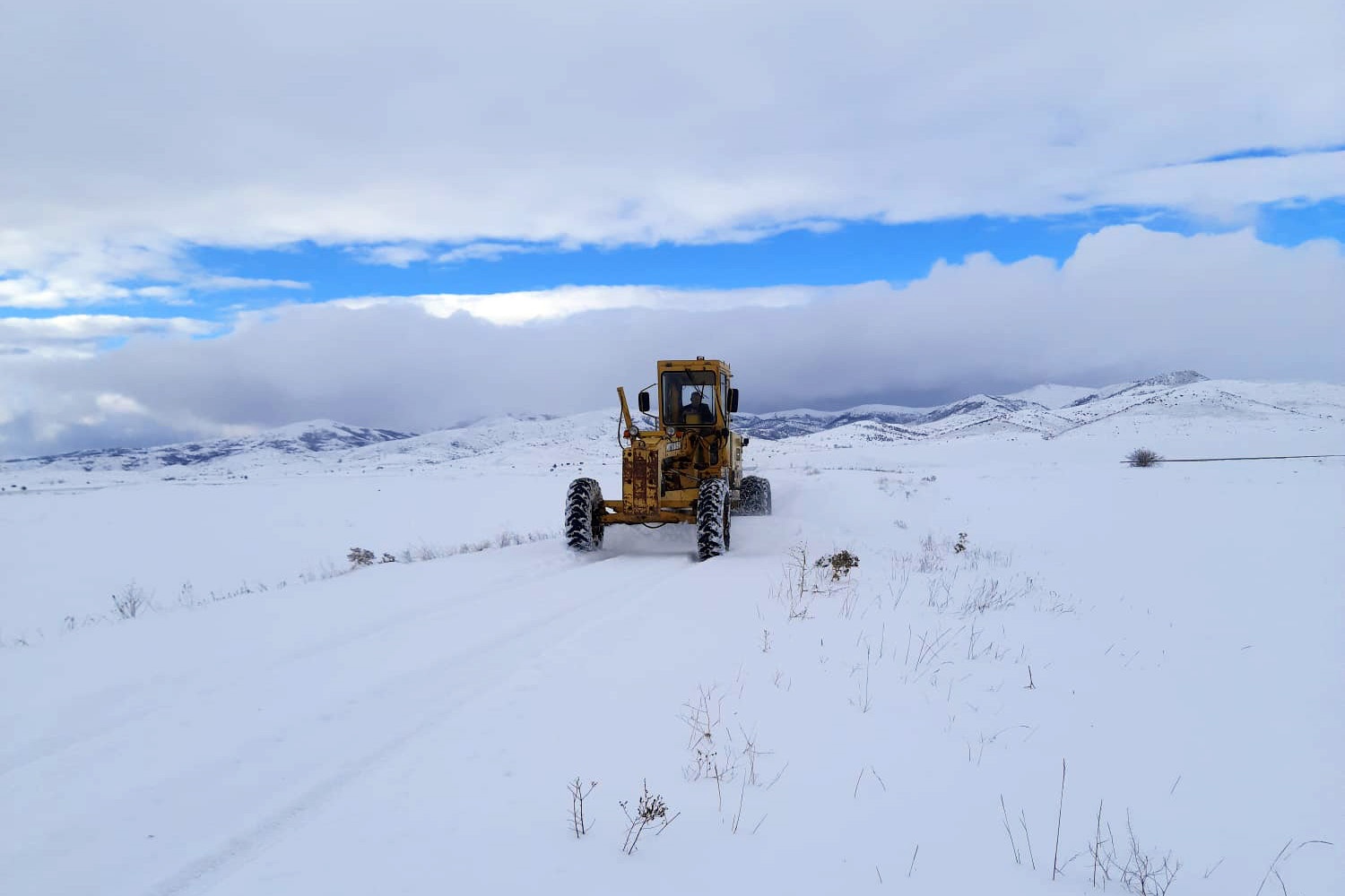 Gümüşhane’de kar yağışı 1