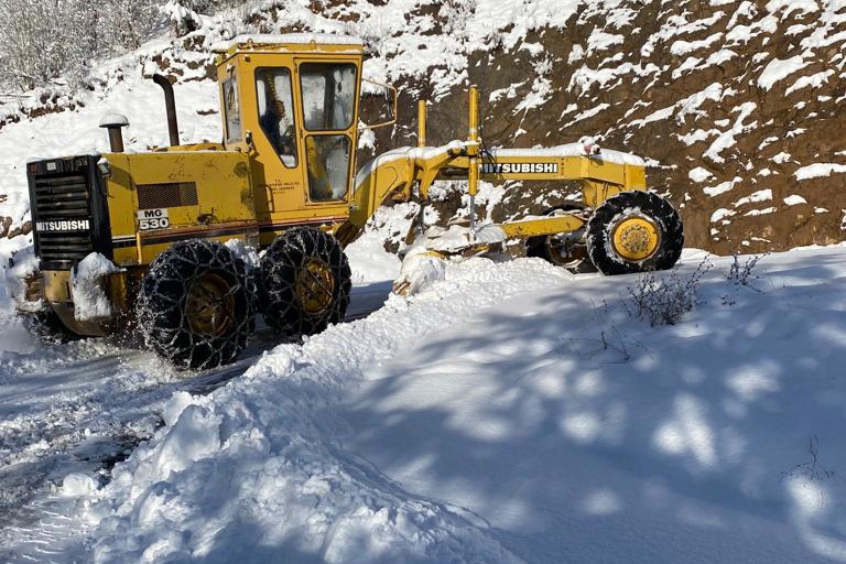 Gümüşhane’de kapalı köy yolları açılıyor 1