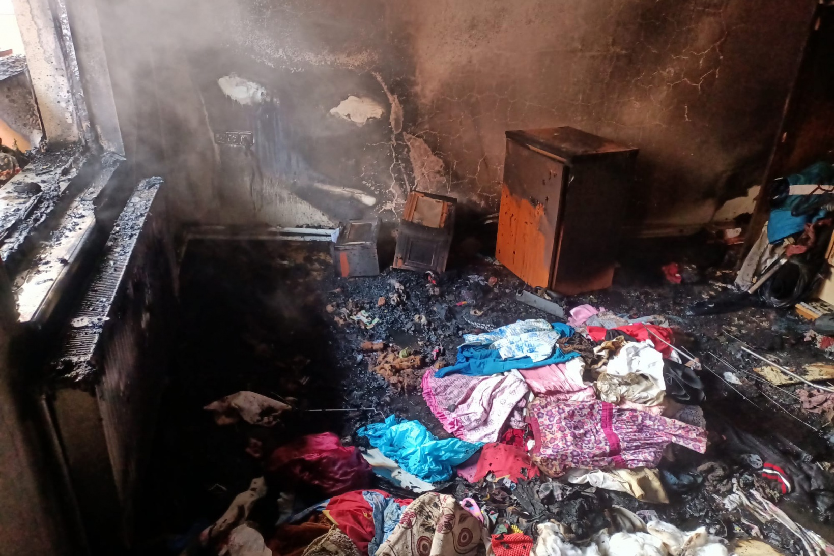 Gümüşhane’de ev yangını korkuttu 8