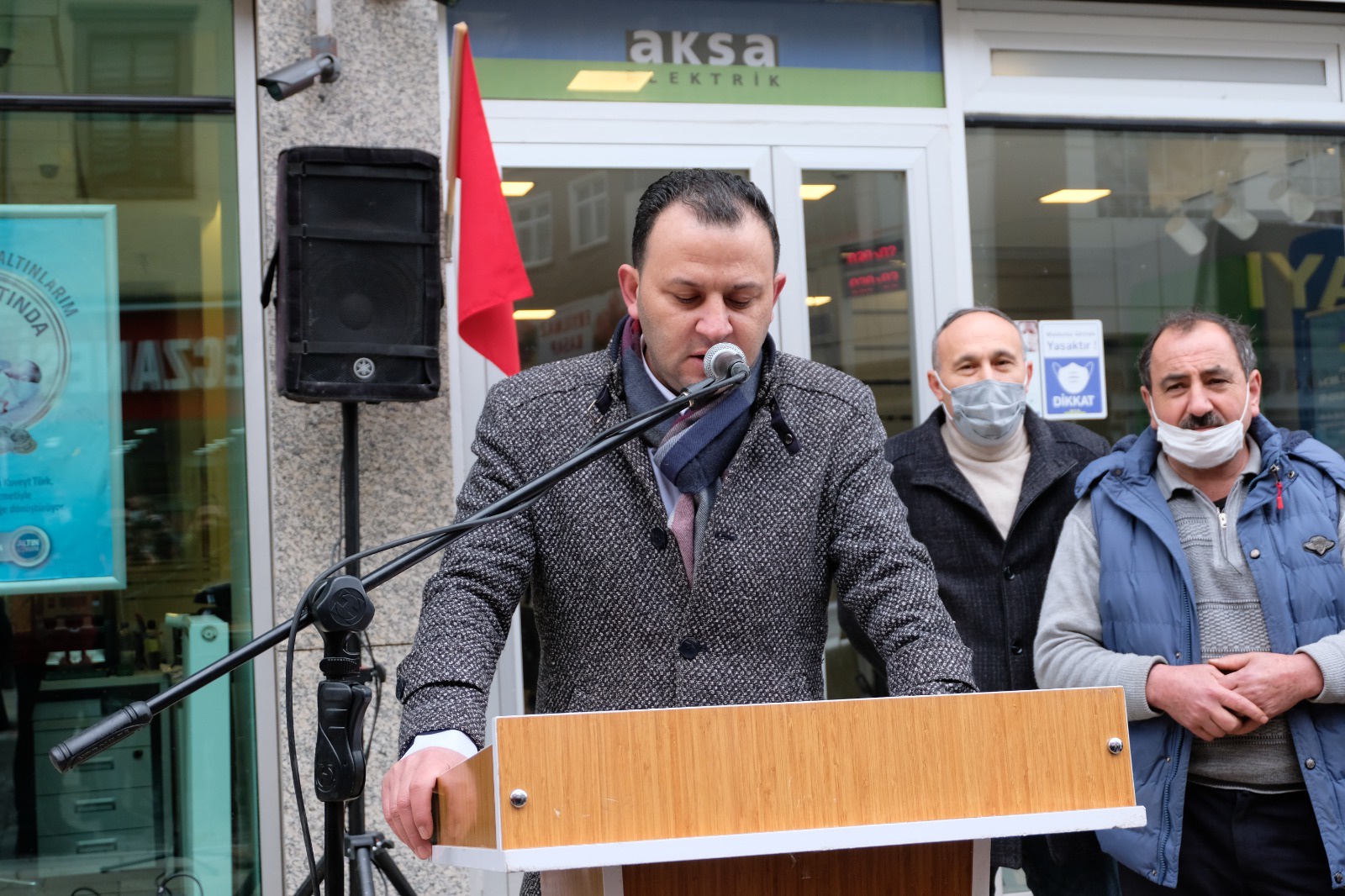 Gümüşhane’de esnaf elektriğe gelen zamma tepki gösterdi 5