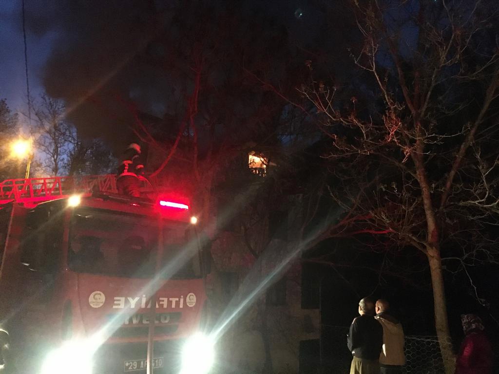 Çamlıköy'de korkutan yangın 2