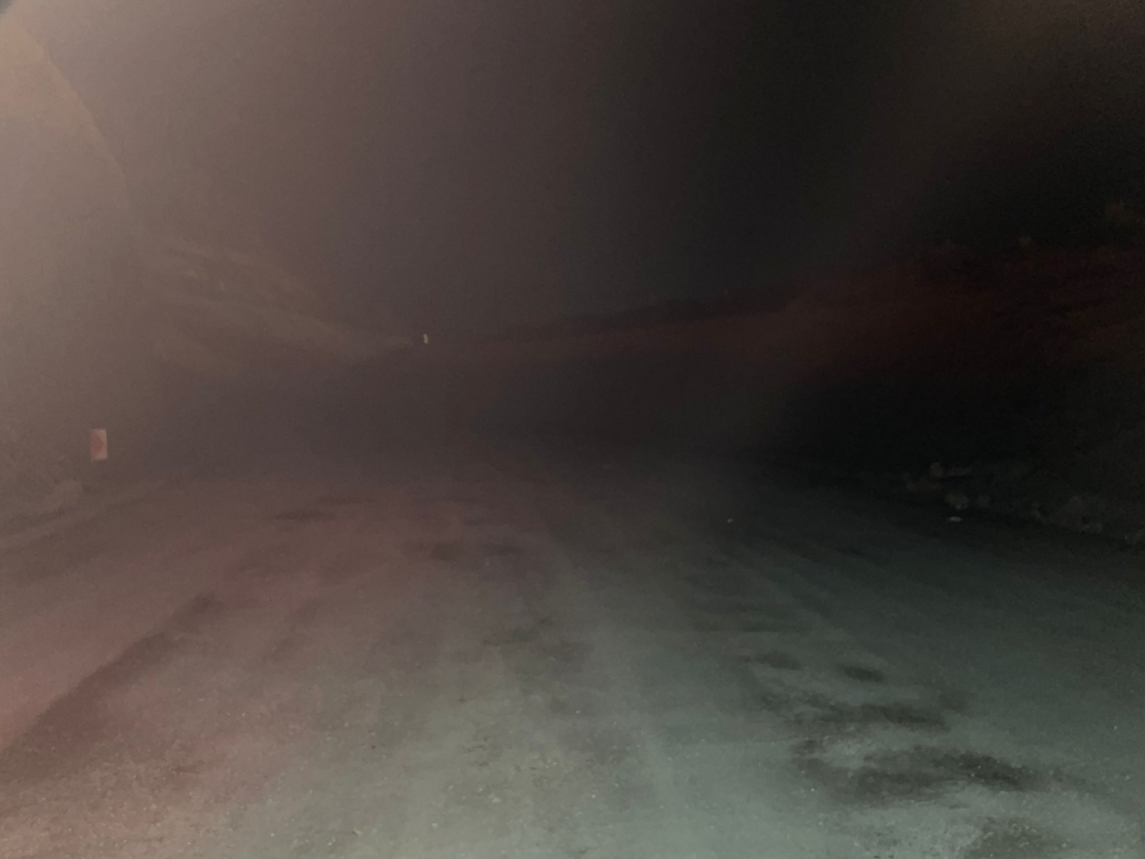 Gündüz kapanan yeni hastane yolu gece açıldı 1