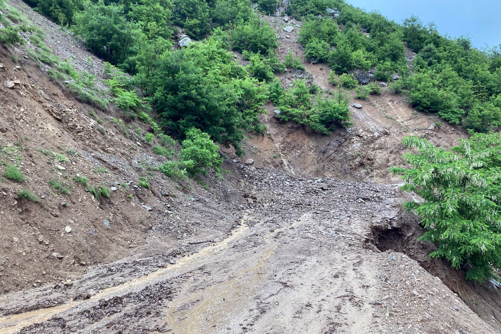 Gümüşhane’de aşırı yağış sele neden oldu 7