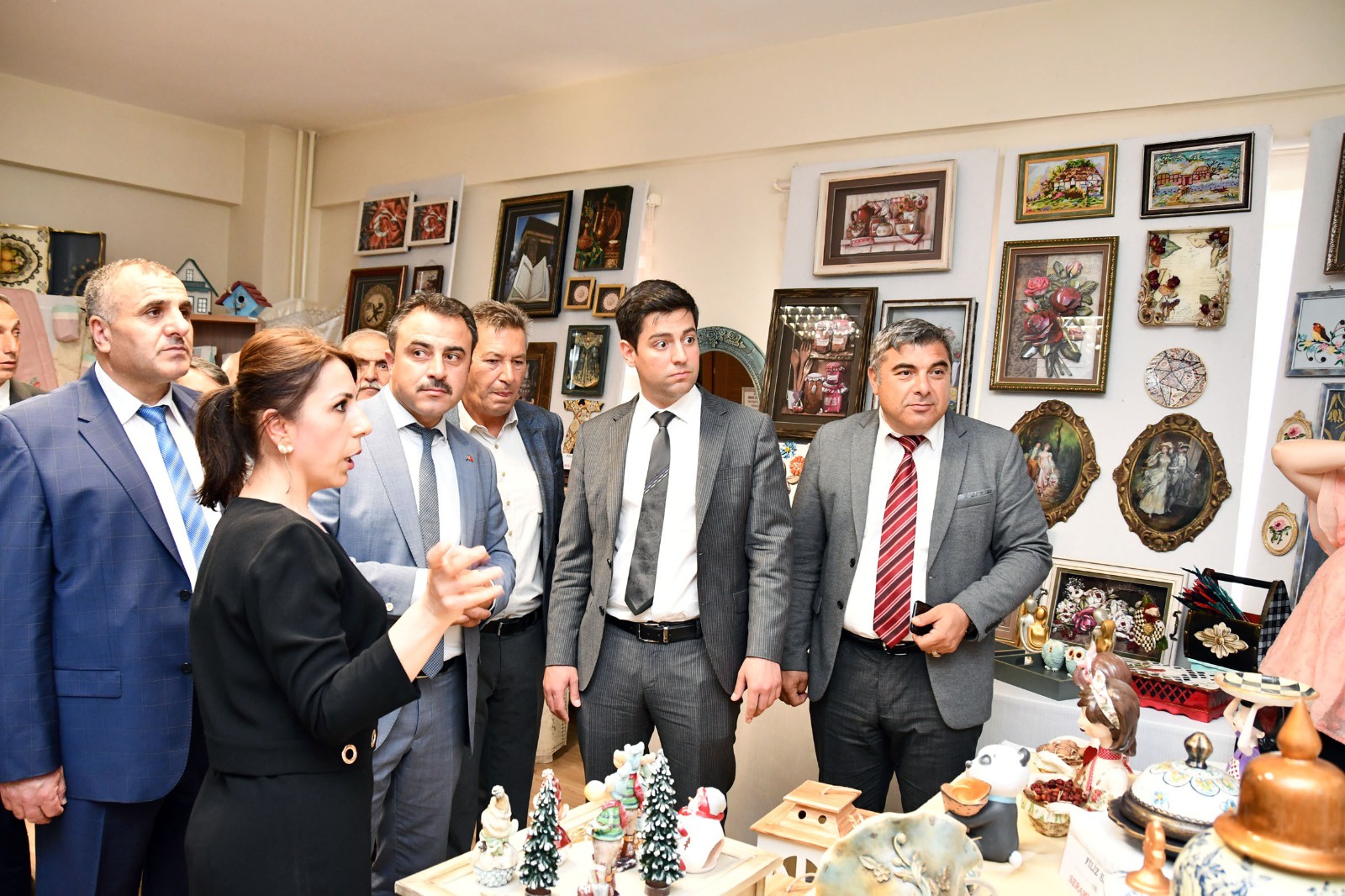 Şiran’da el emeği göz nuru eserler sergilendi 14