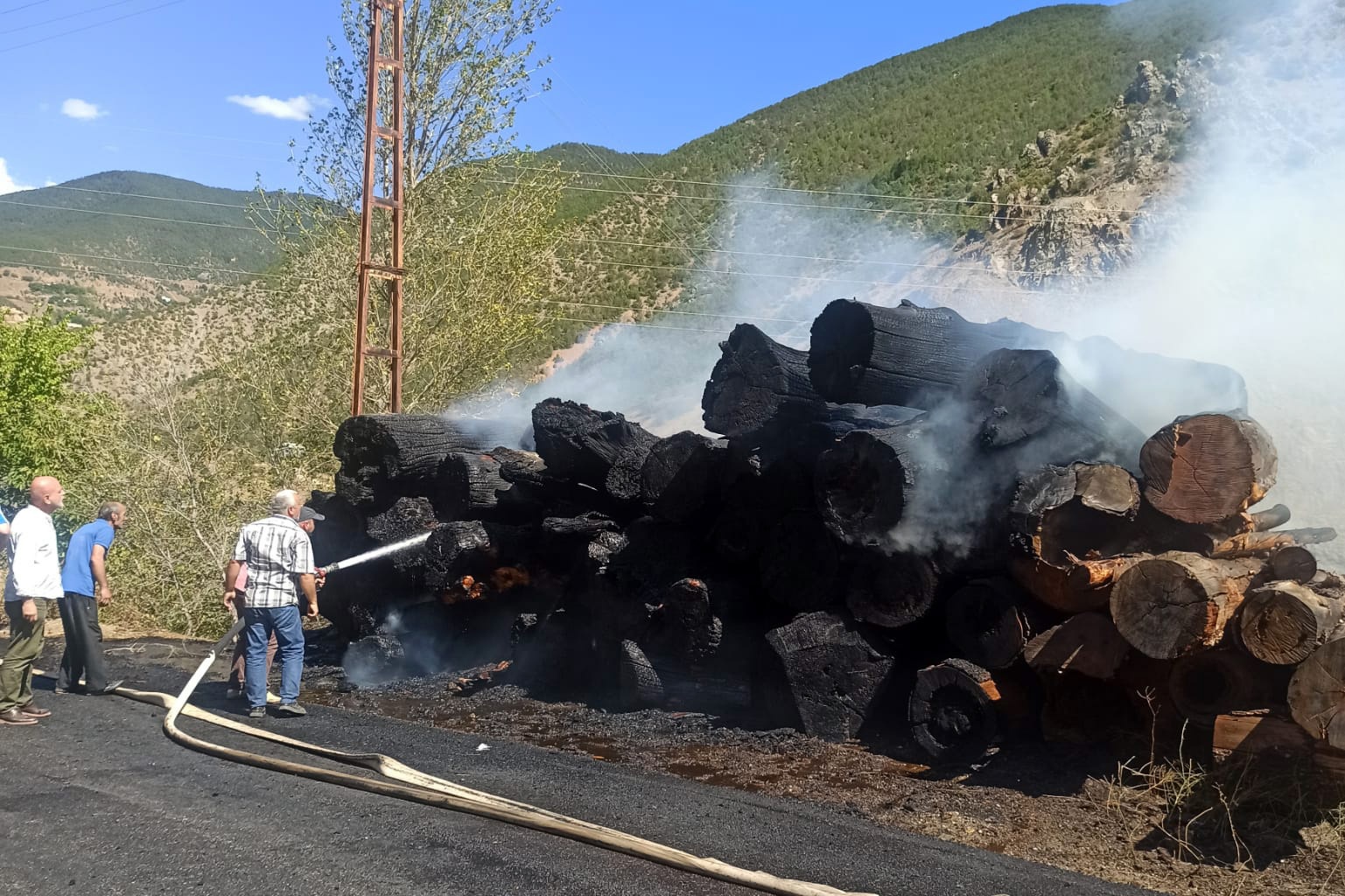 Torul’da yangın 5