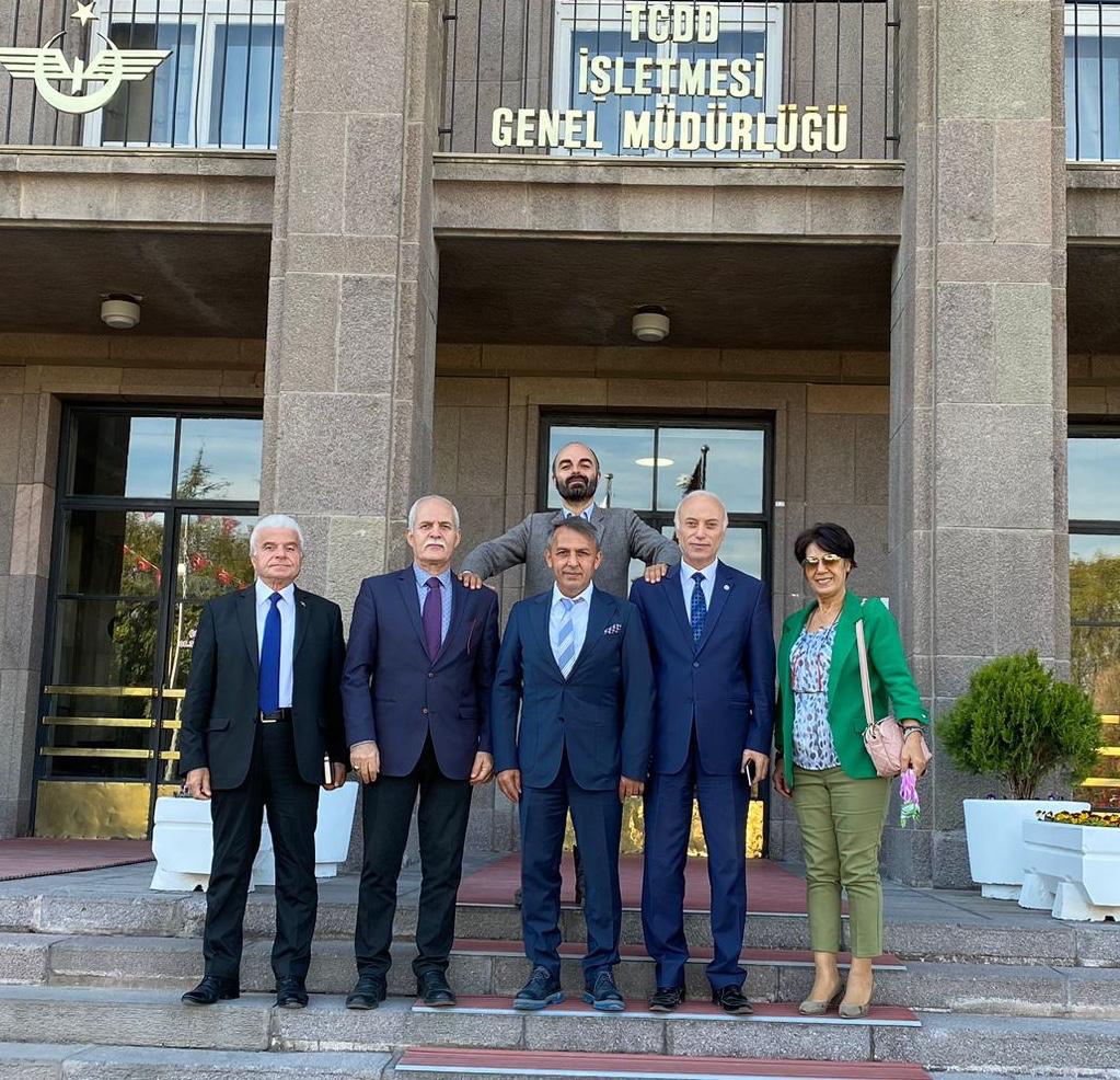 Gümüşhaneli Bürokratlar Derneğinden TCDD ziyareti 2