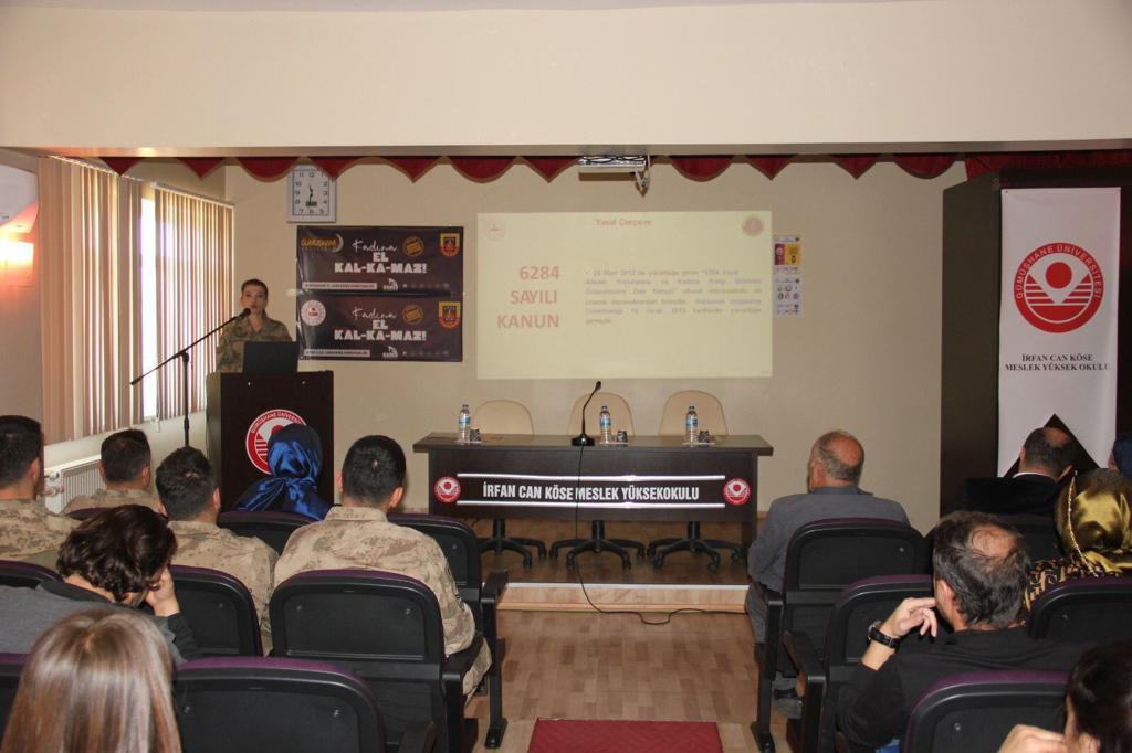 Köse MYO’da kadına yönelik şiddetle mücadele semineri 3