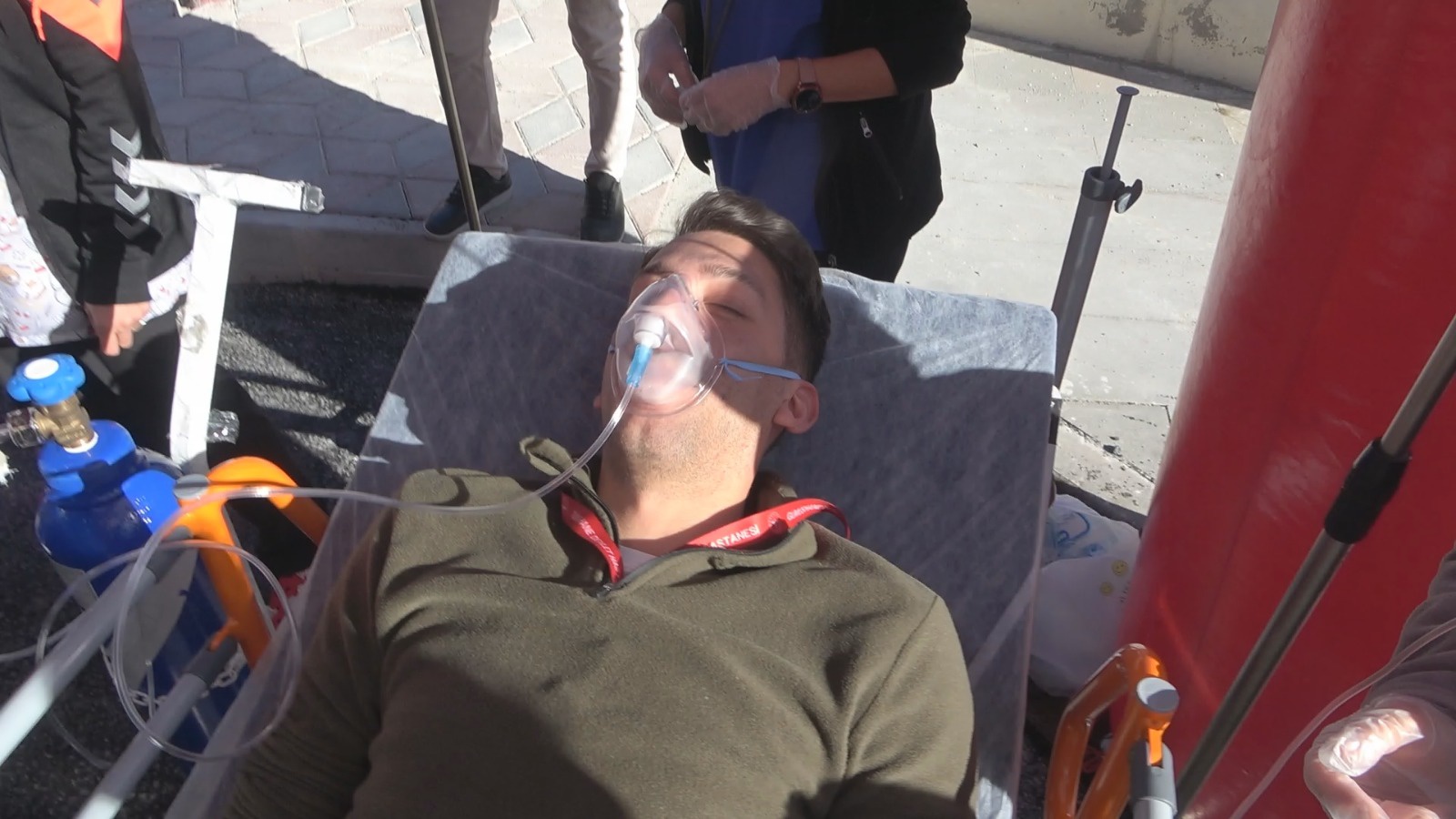 Gümüşhane Devlet Hastanesi’nde yangın tatbikatı 3