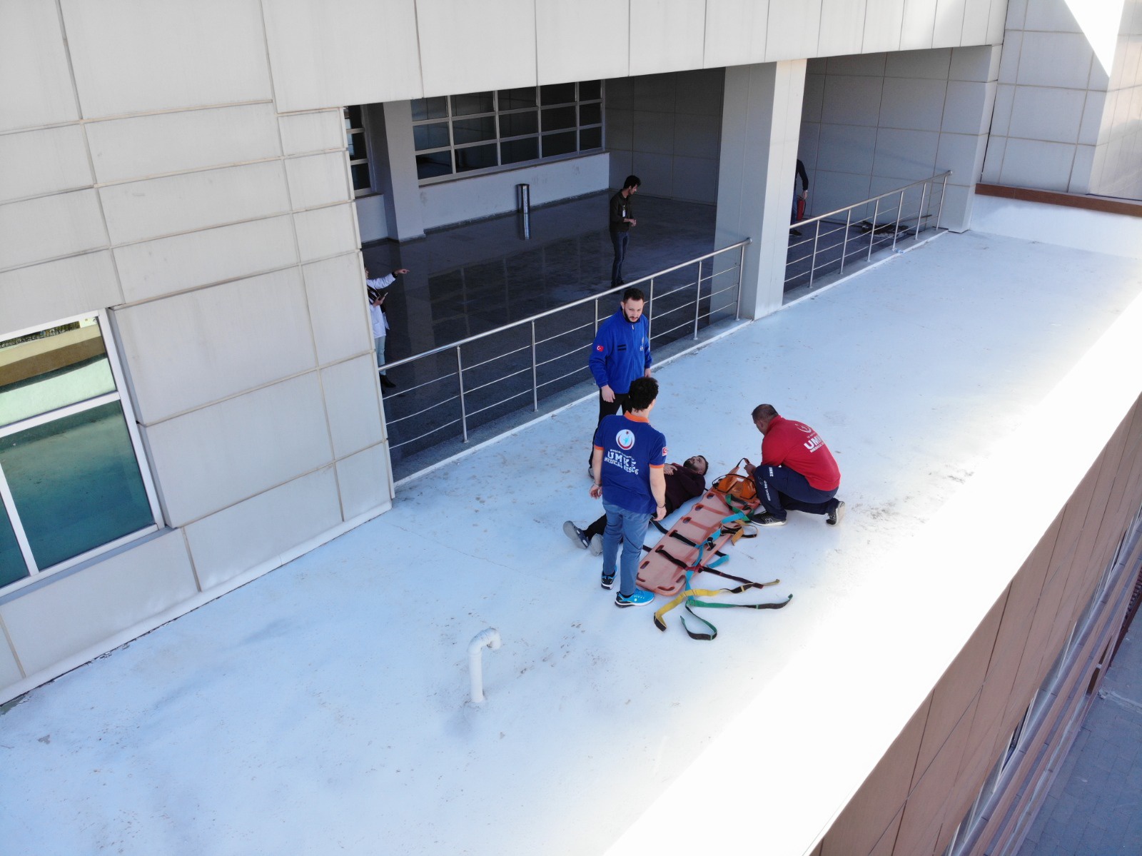 Gümüşhane Devlet Hastanesi’nde yangın tatbikatı 6