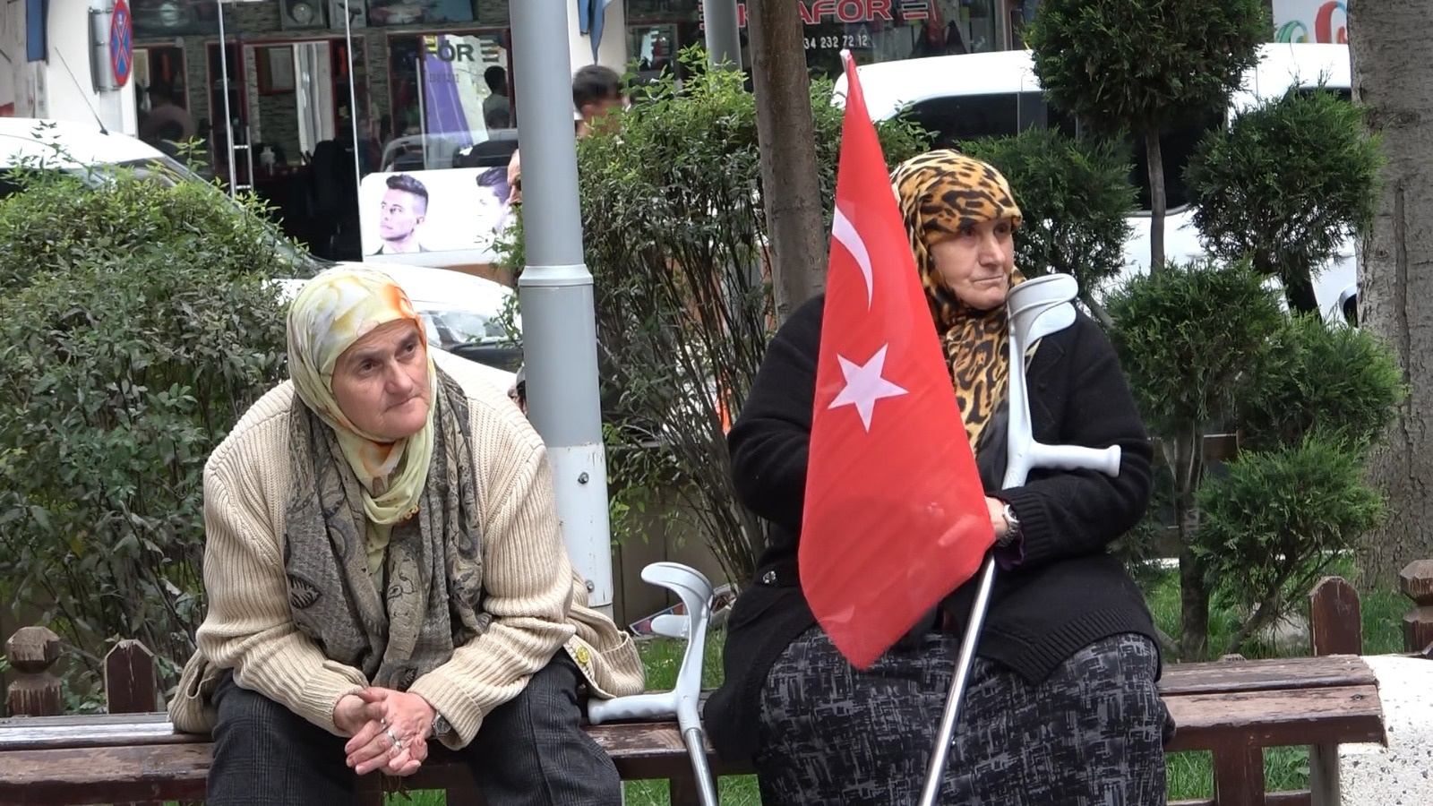 Gümüşhane’de kadınlar Filistin’e destek için oturma eylemi gerçekleştirdi 6