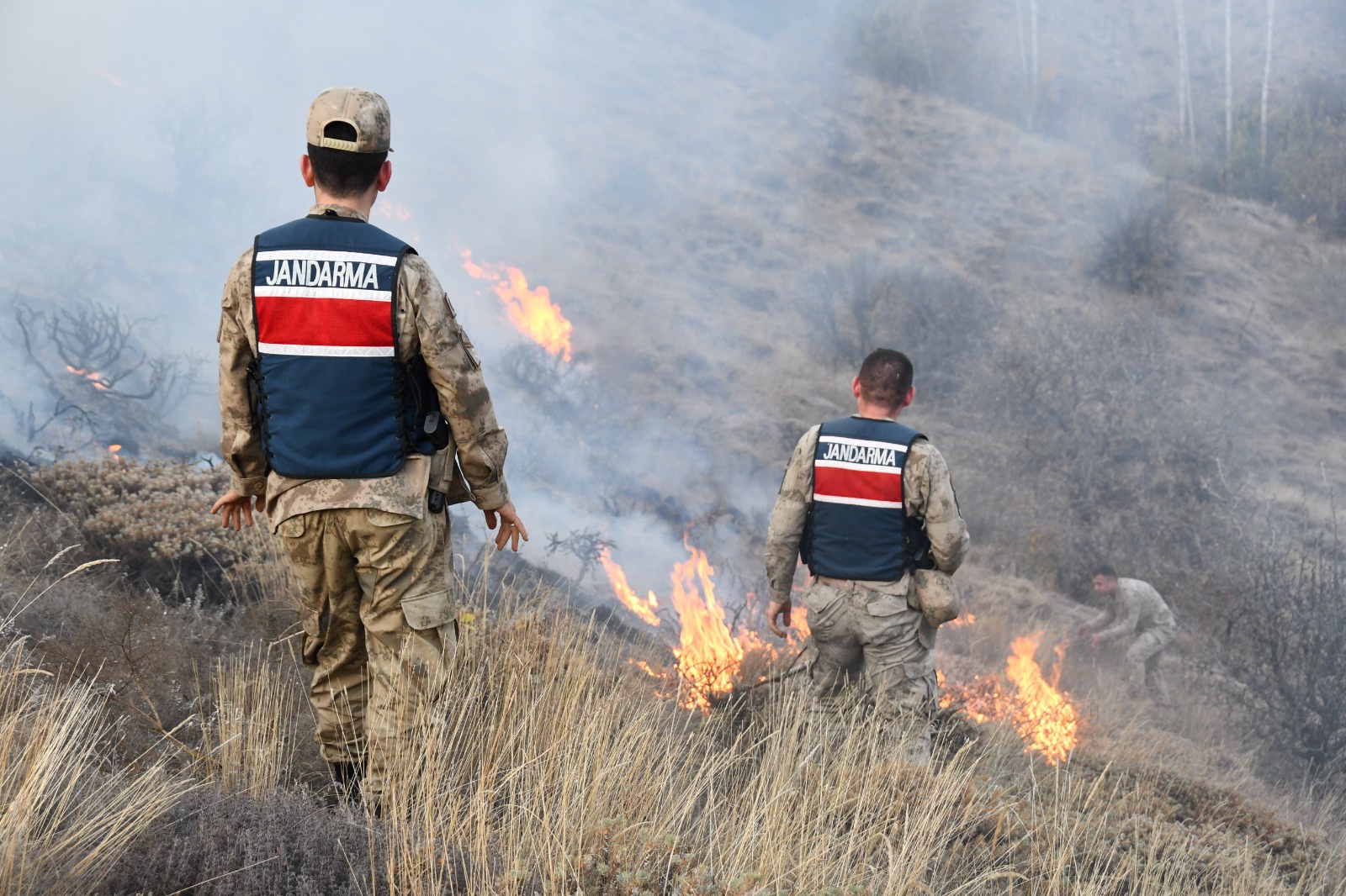 Gümüşhane'deki örtü yangınında 5 hektarlık alan zarar gördü 7
