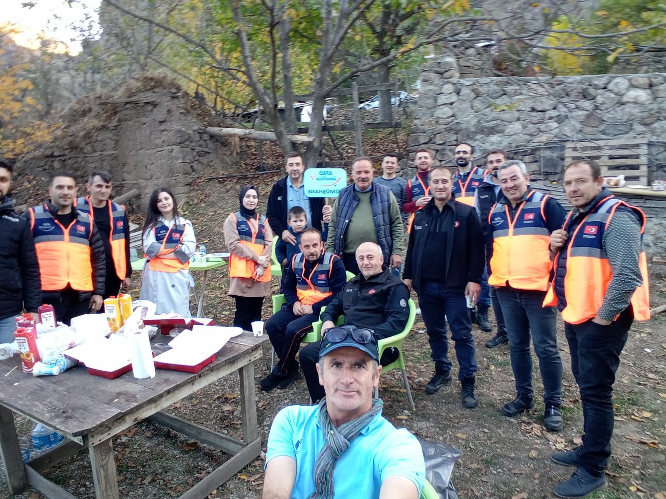 AFAD gönüllülerinden 100.yıl yürüyüşü 1