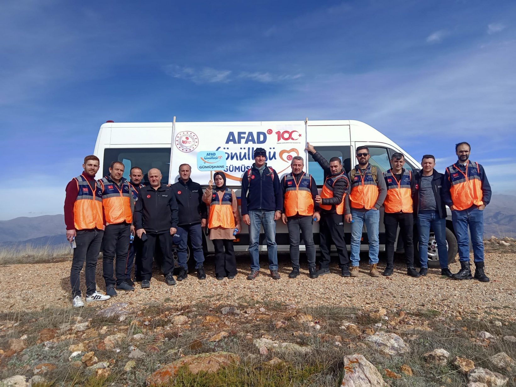 AFAD gönüllülerinden 100.yıl yürüyüşü 5