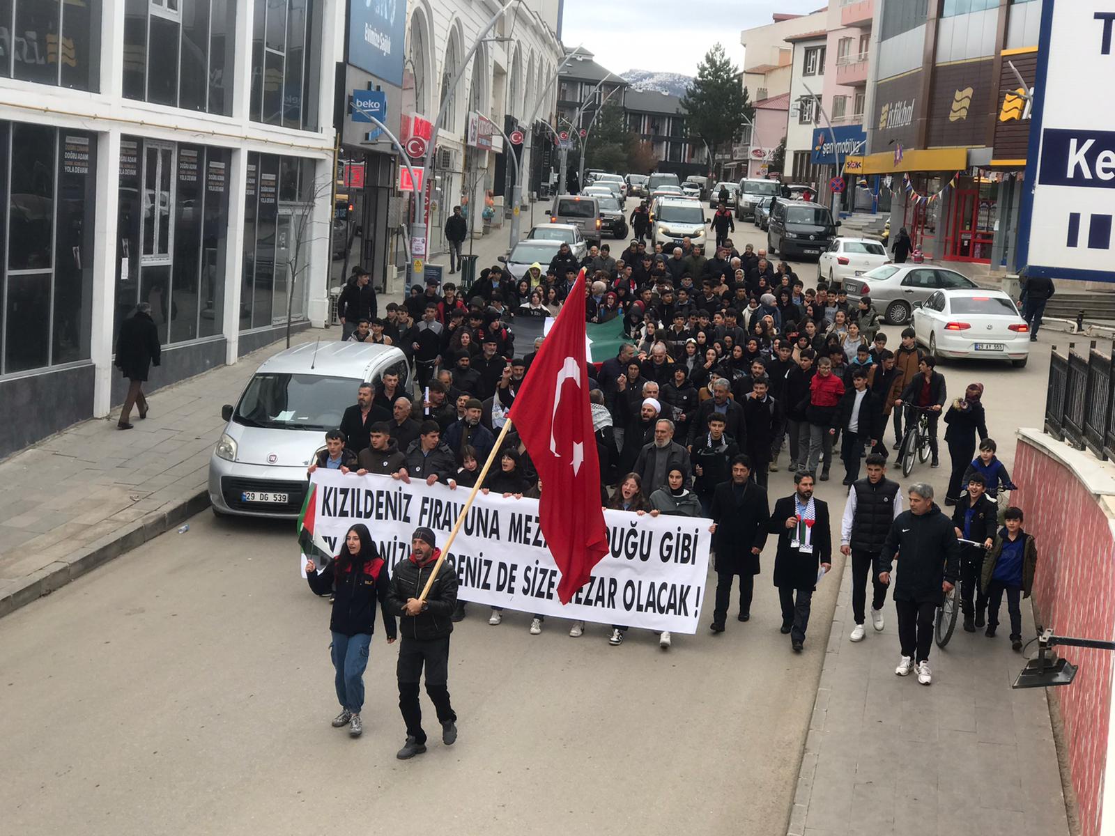 Kelkit’te Filistin bilinci yürüyüşü 5