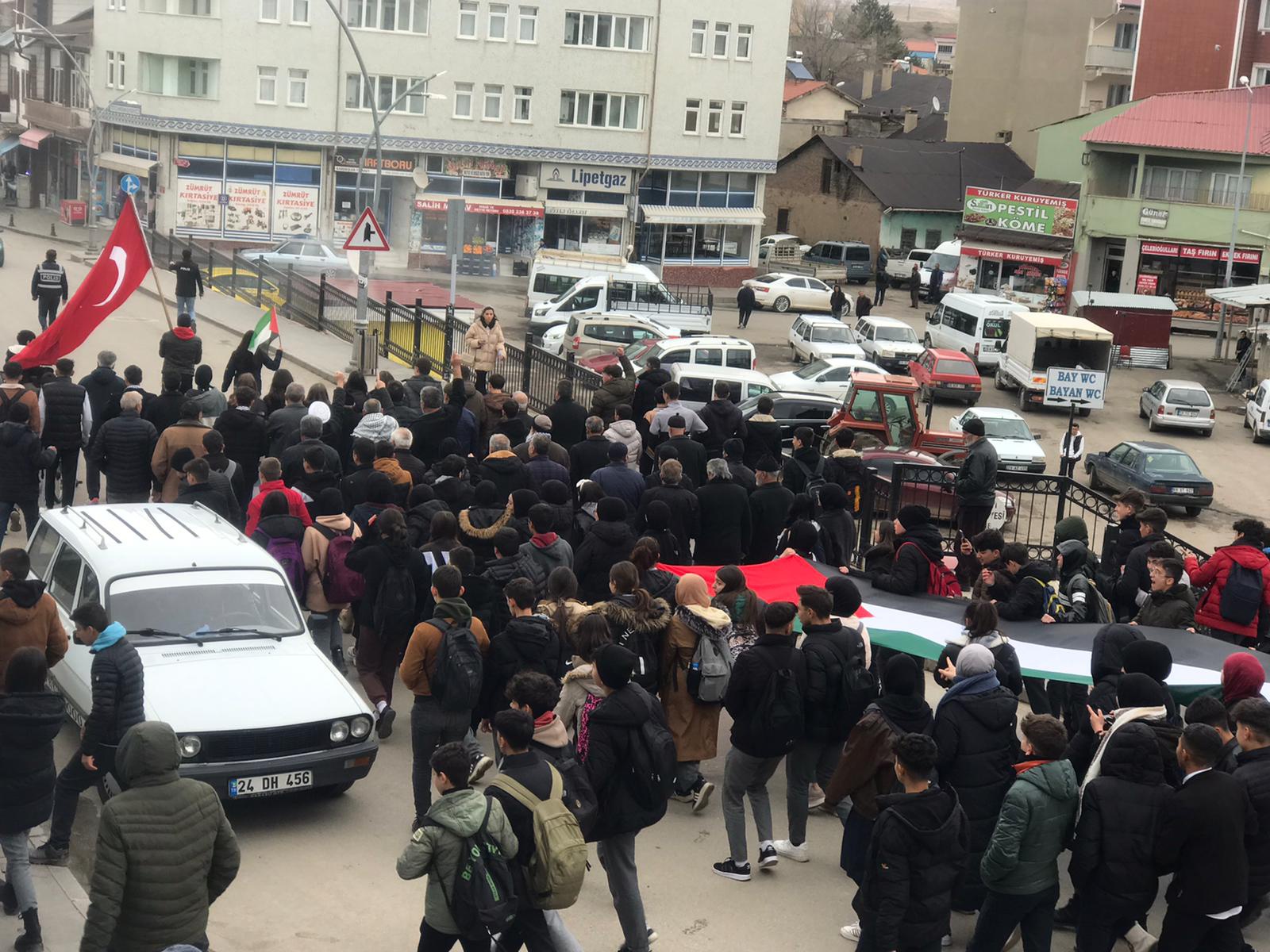 Kelkit’te Filistin bilinci yürüyüşü 2