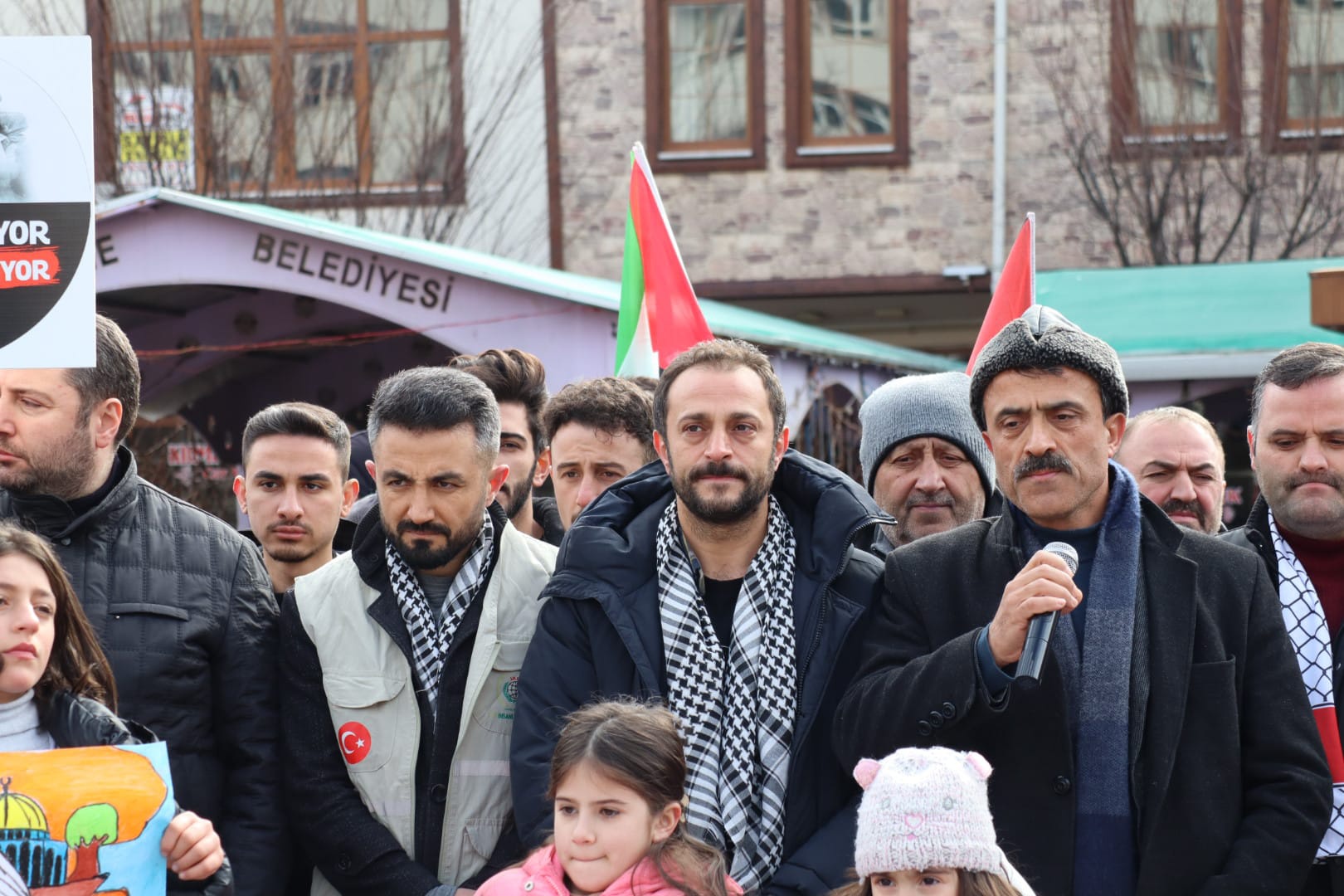 Gümüşhane’de şehitlere rahmet, terör ve İsrail’e lanet eylemi yapıldı 1