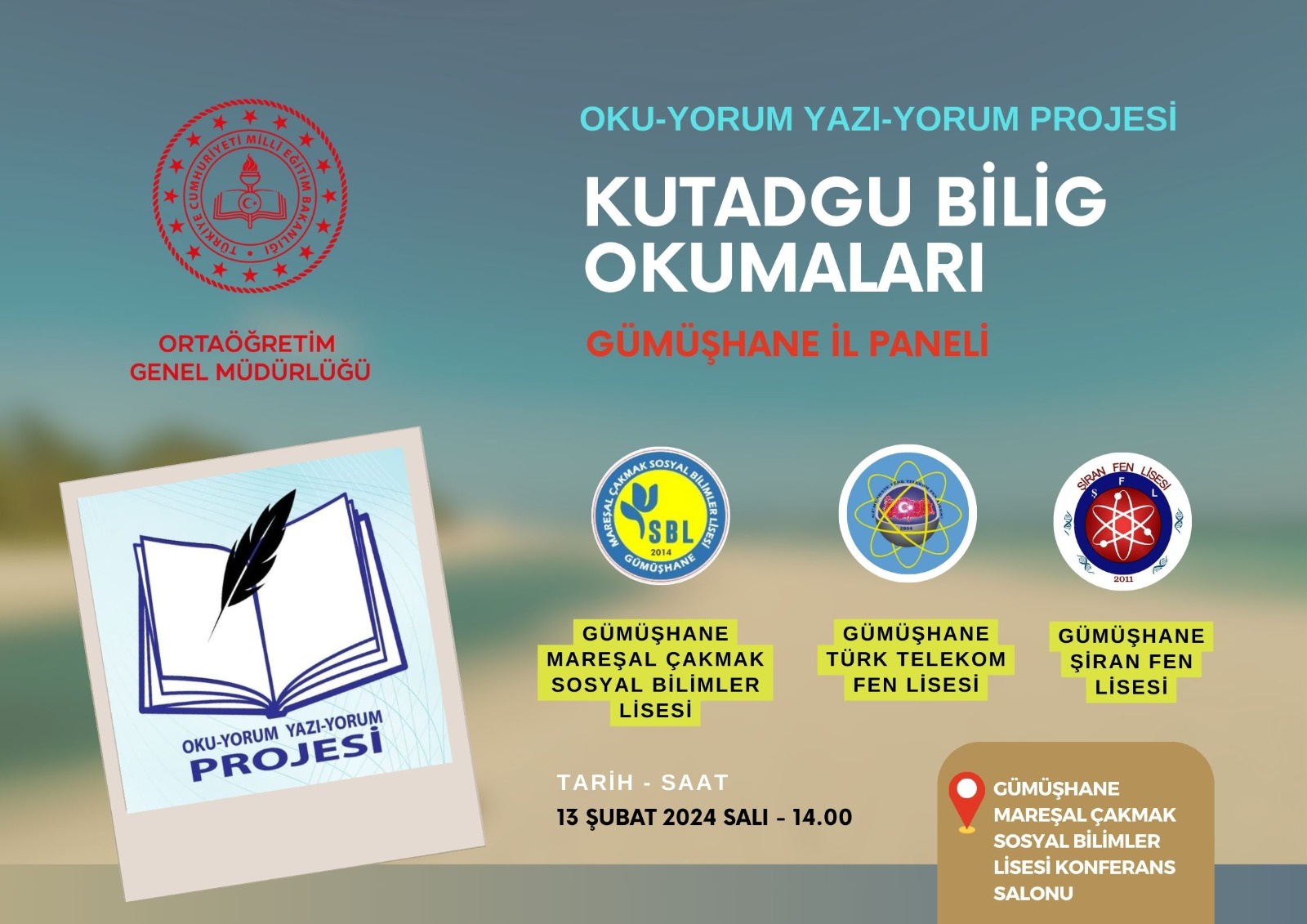 Gümüşhane'de öğrenciler “Kutadgu Bilig Okumaları” paneli düzenledi 2