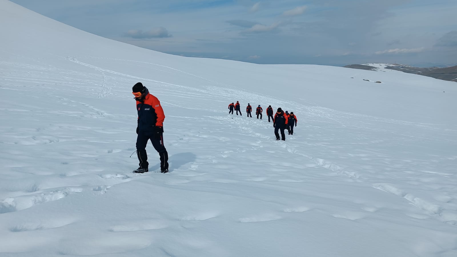 Gümüşhane AFAD ekibi 2 bin 225 rakımda çığ eğitimi alıyor 4