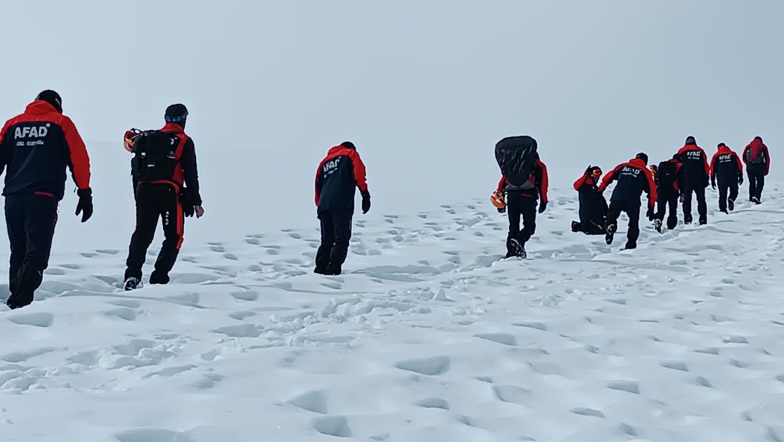Gümüşhane AFAD ekibi 2 bin 225 rakımda çığ eğitimi alıyor 3