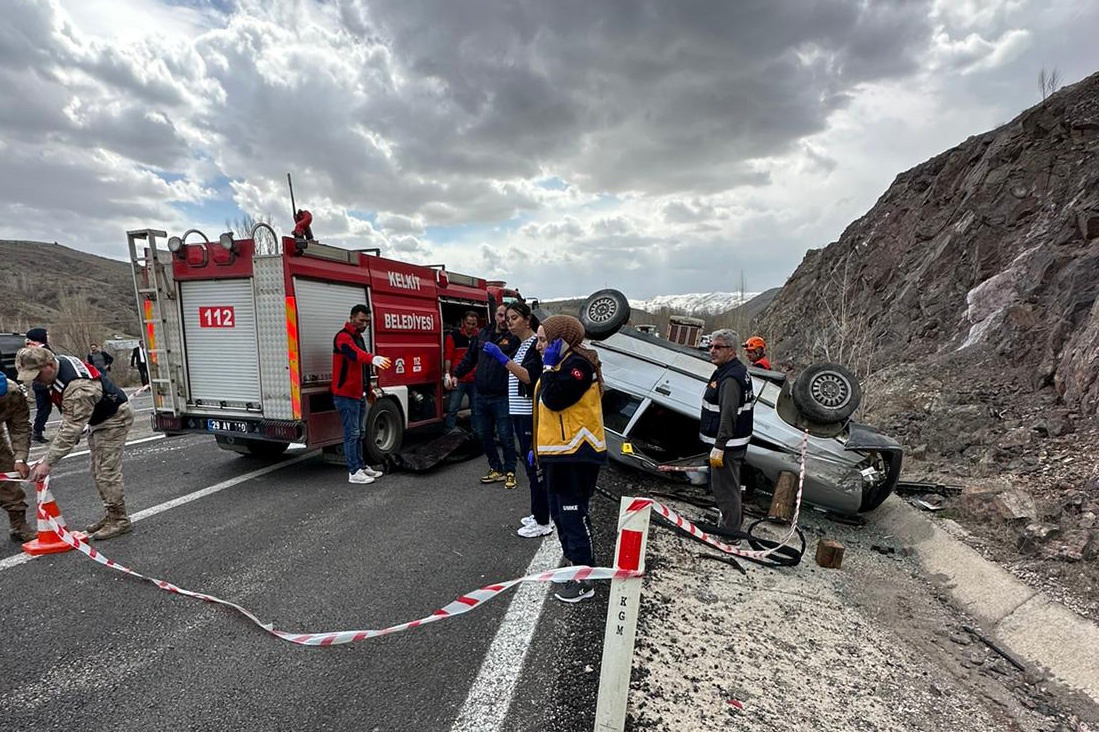Kelkit'te trafik kazası: 1 ölü, 1 yaralı 1
