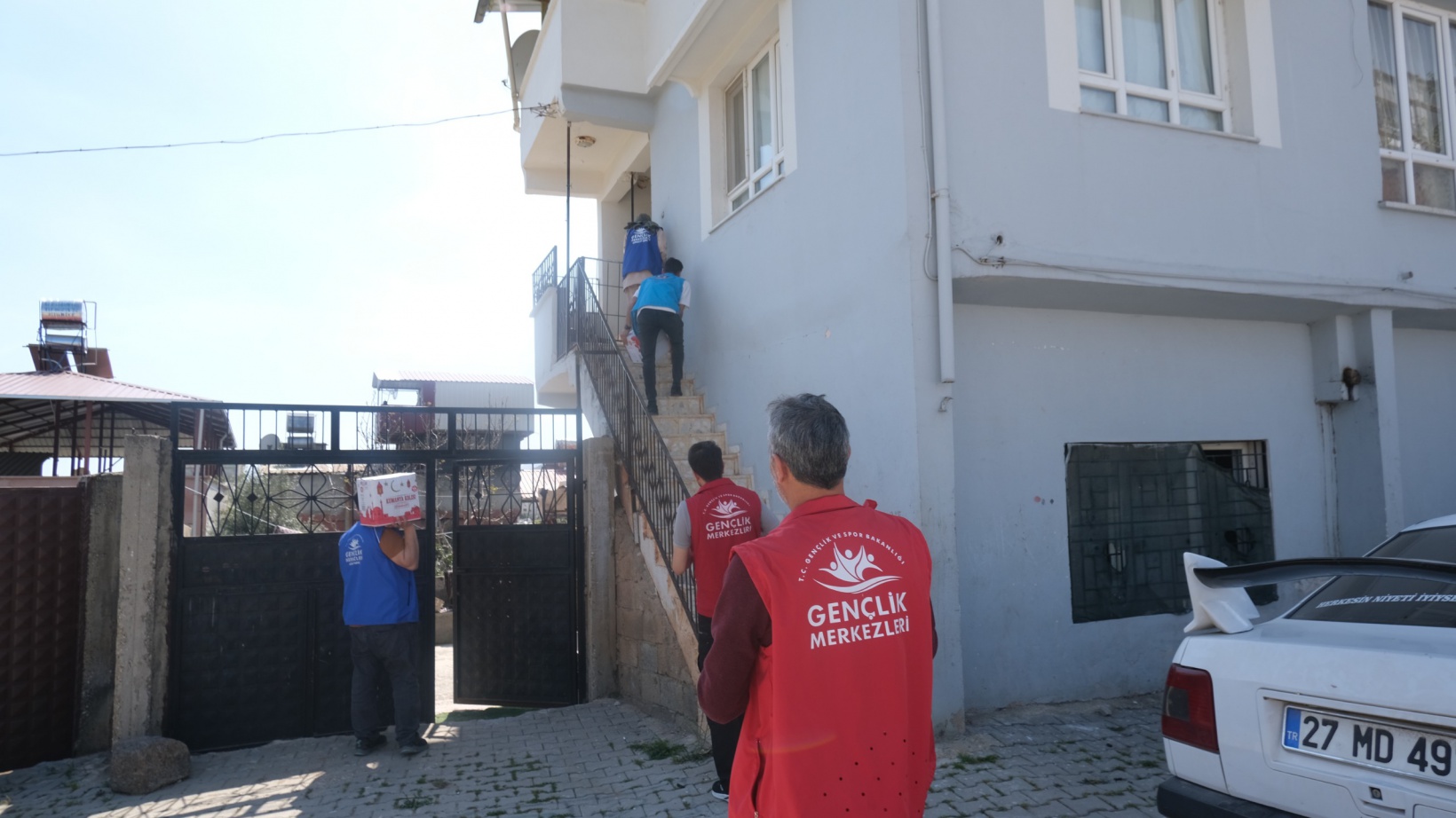 Torul Gençlik Merkezinin yardımları Gaziantep’e ulaştı 2