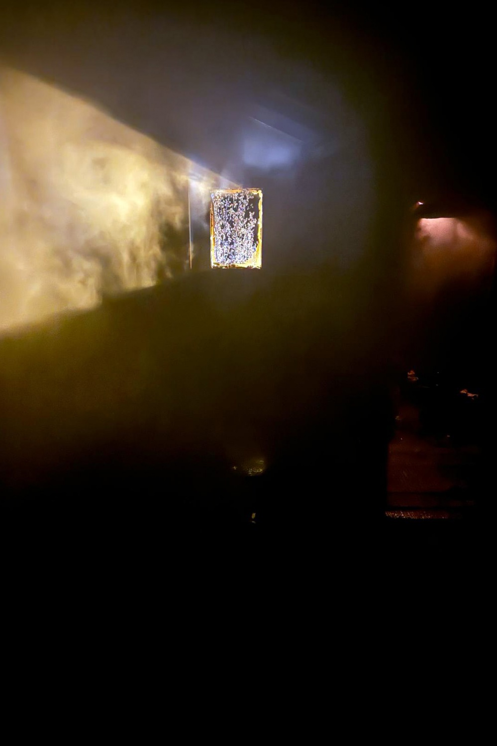 Gümüşhane’de odunluk ve çatı yangını korkuttu 1