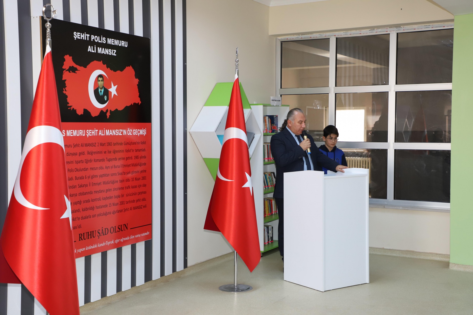 Gümüşhane’de şehitler unutulmuyor: Kelkit’te Ali Mansız Kütüphanesi açıldı 10