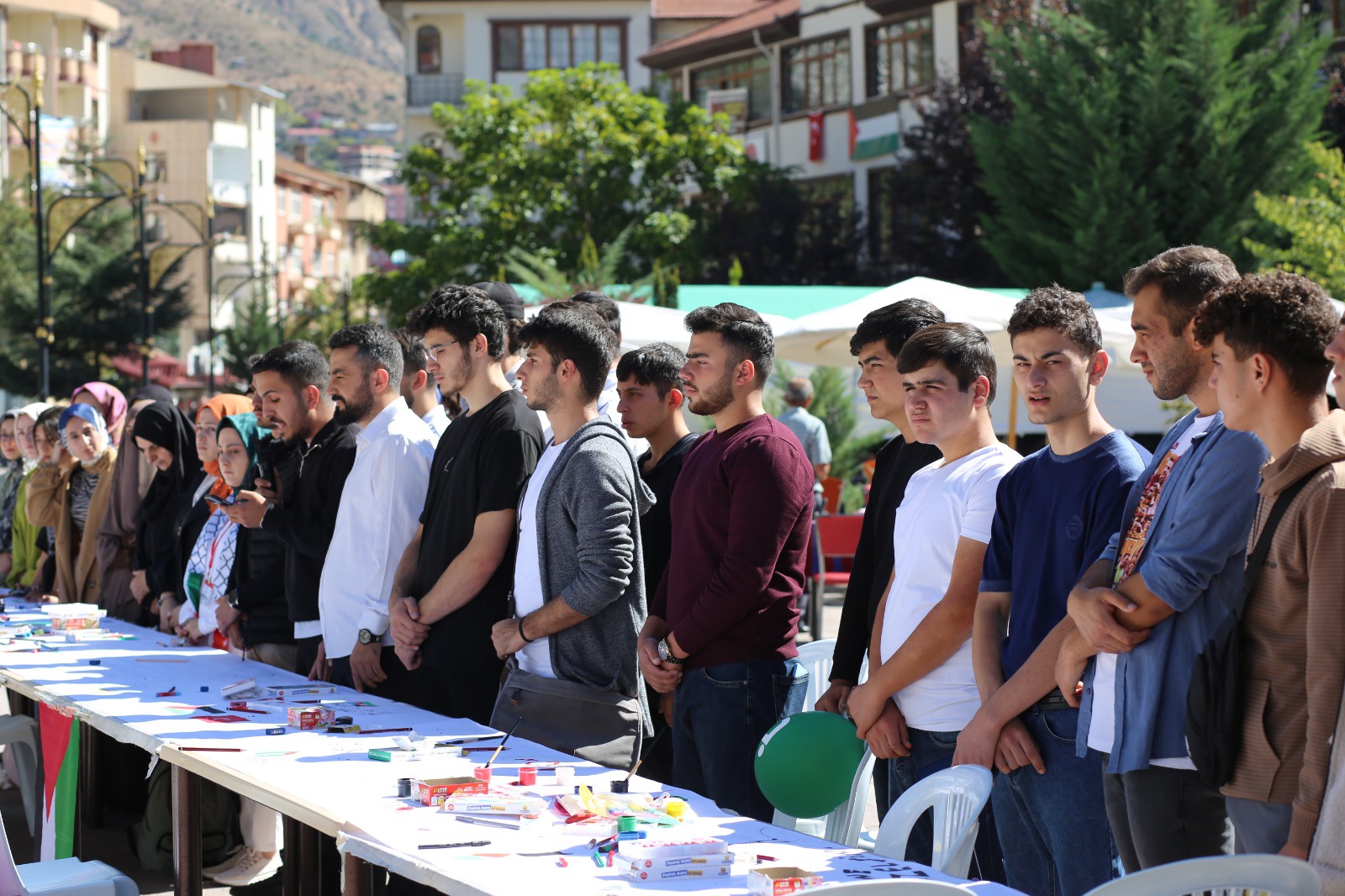Gümüşhane'de "Filistinli Çocuklar için çiz" etkinliği düzenlendi 12