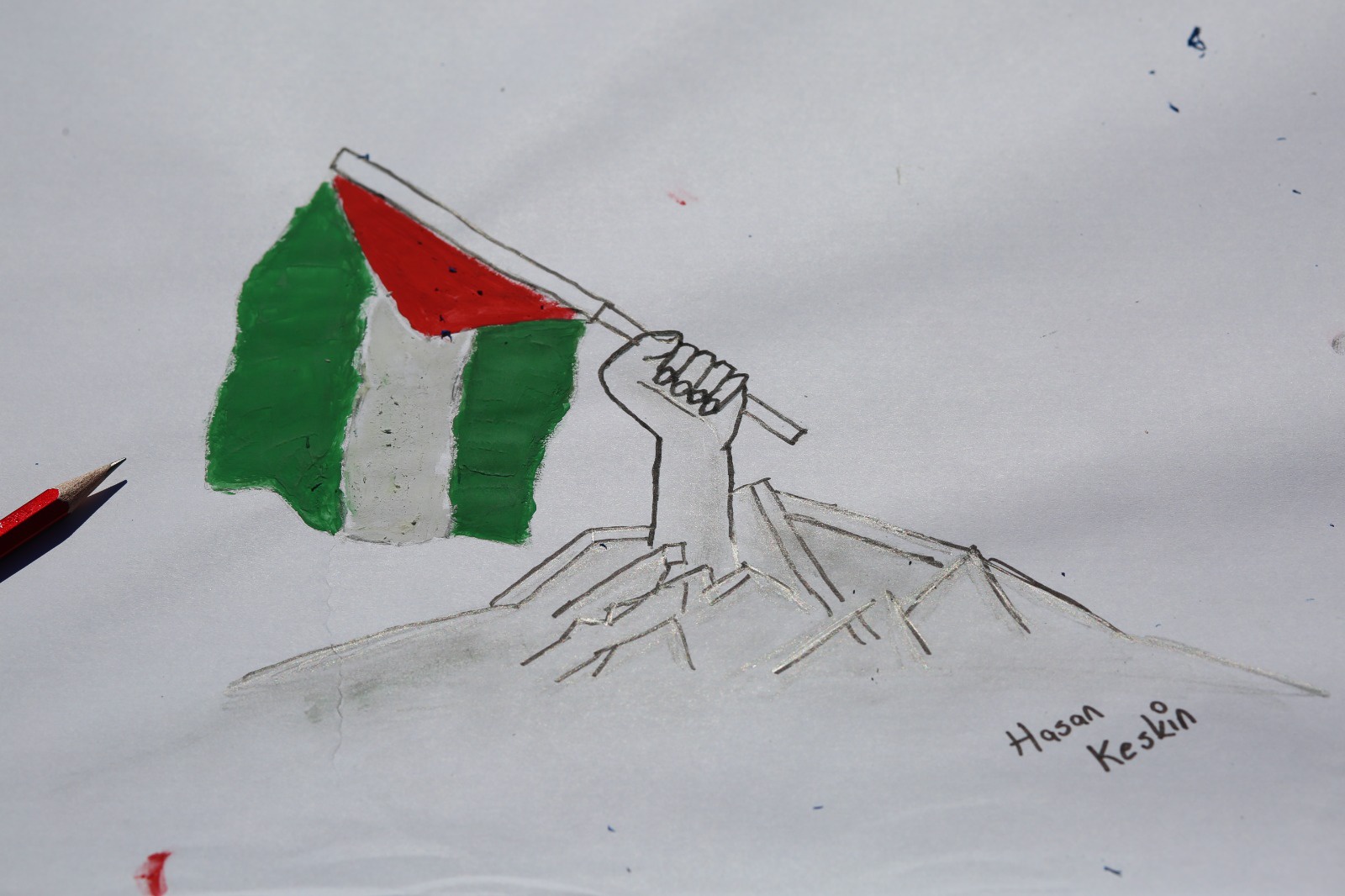 Gümüşhane'de "Filistinli Çocuklar için çiz" etkinliği düzenlendi 18