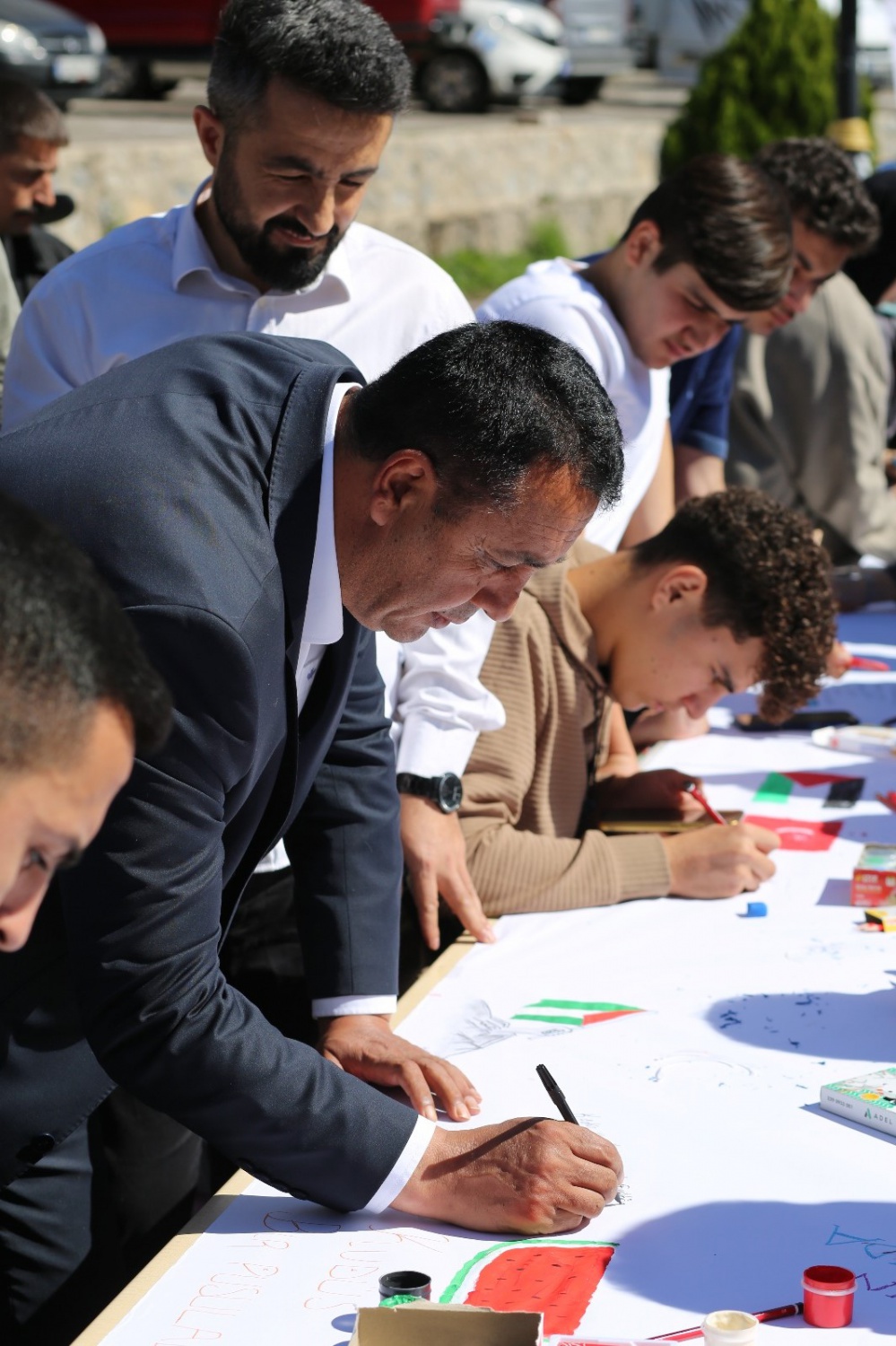 Gümüşhane'de "Filistinli Çocuklar için çiz" etkinliği düzenlendi 3