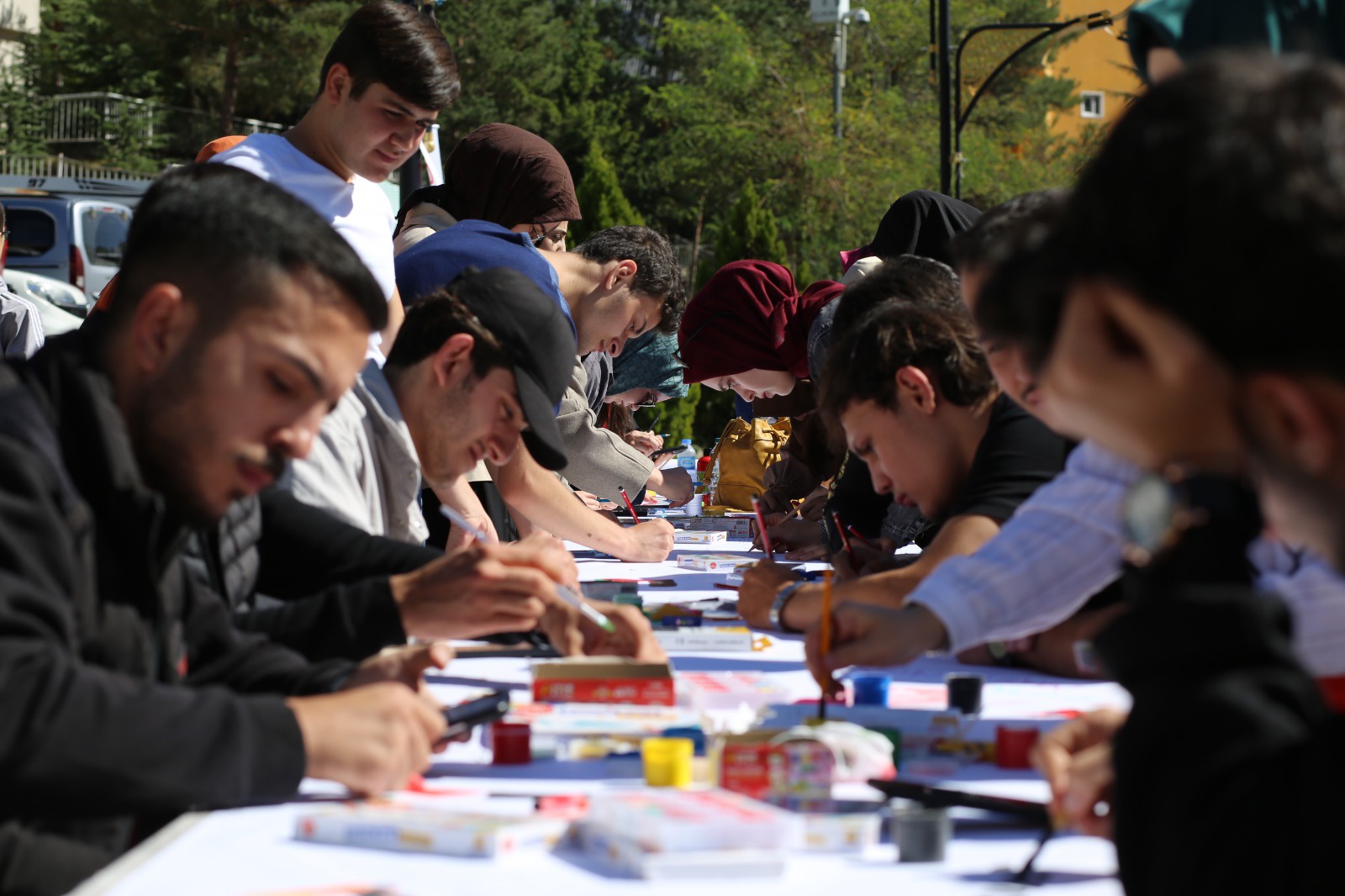 Gümüşhane'de "Filistinli Çocuklar için çiz" etkinliği düzenlendi 16