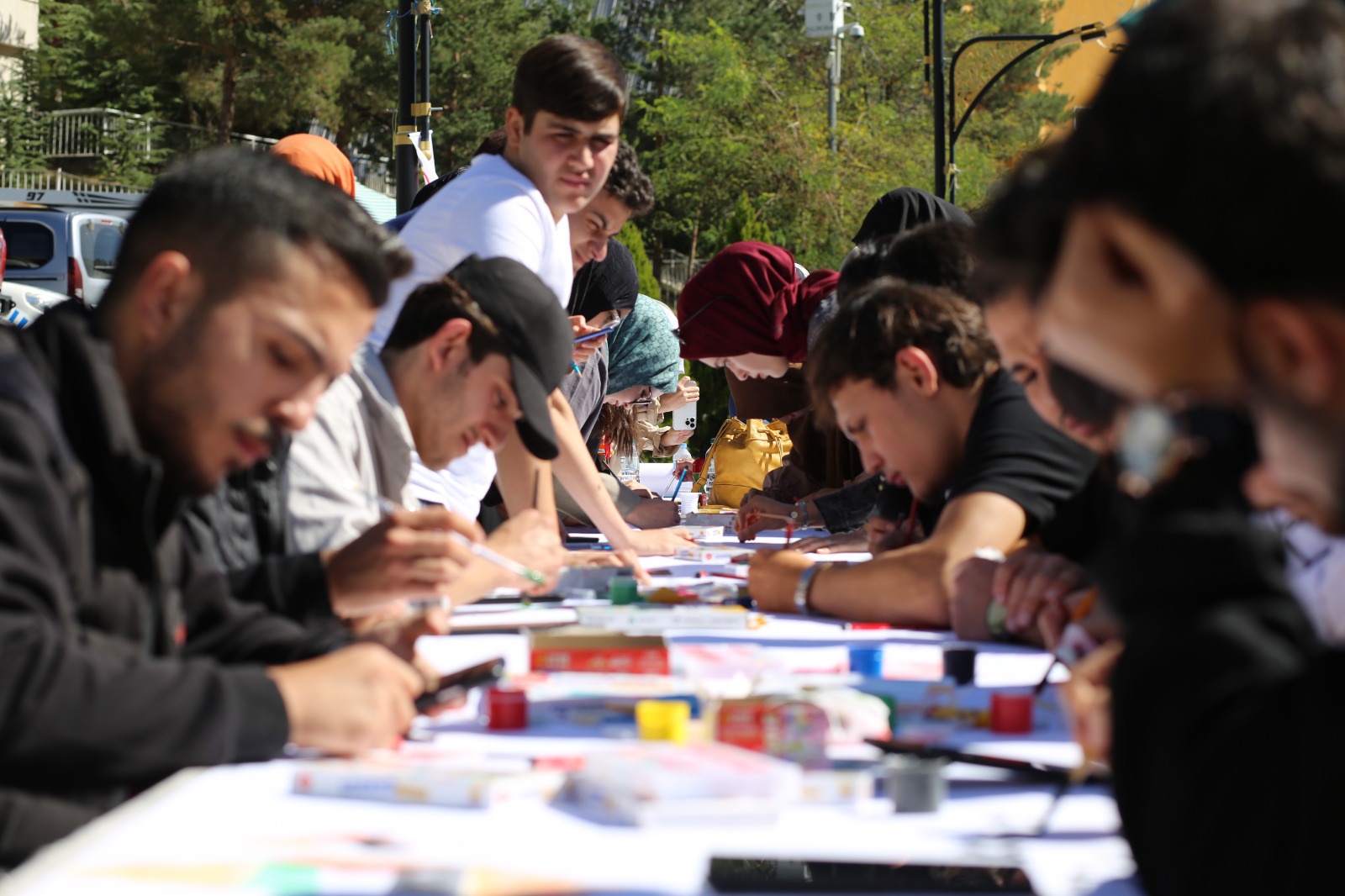 Gümüşhane'de "Filistinli Çocuklar için çiz" etkinliği düzenlendi 10