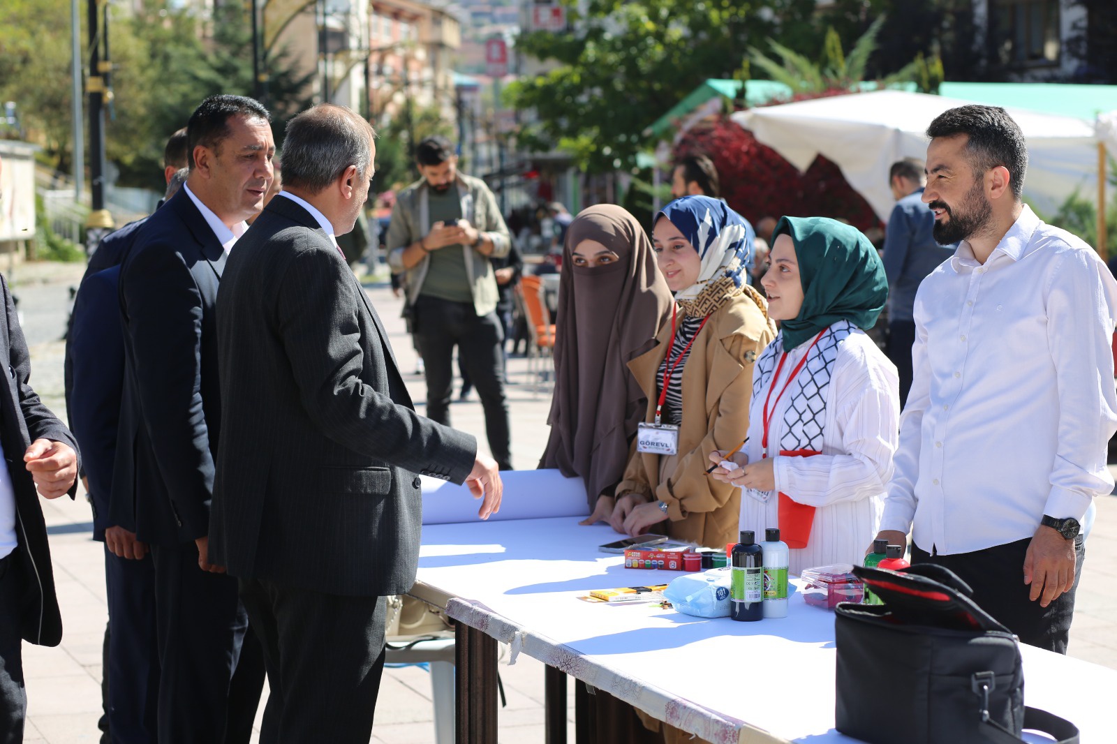 Gümüşhane'de "Filistinli Çocuklar için çiz" etkinliği düzenlendi 7