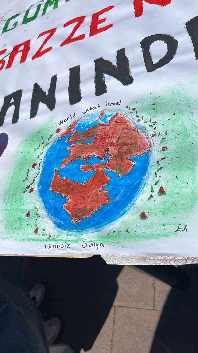 Gümüşhane'de "Filistinli Çocuklar için çiz" etkinliği düzenlendi 8