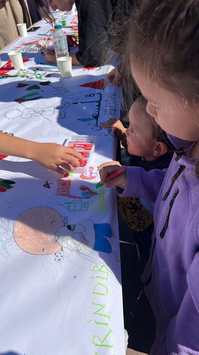 Gümüşhane'de "Filistinli Çocuklar için çiz" etkinliği düzenlendi 17