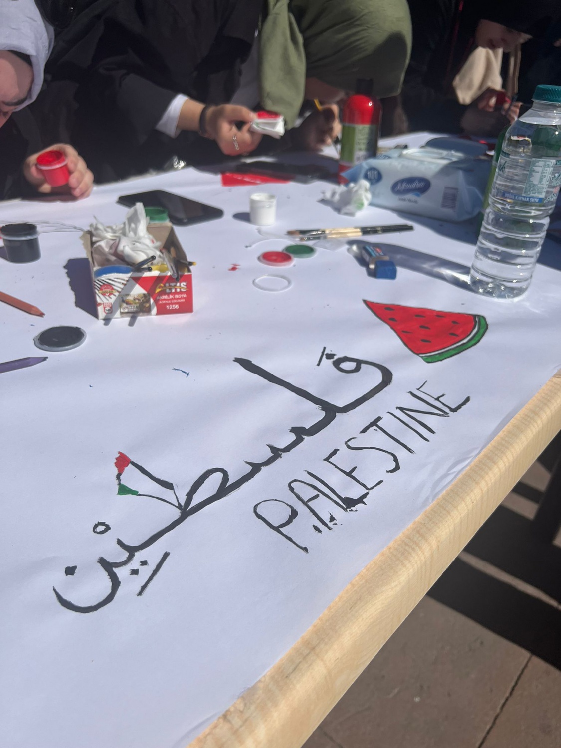 Gümüşhane'de "Filistinli Çocuklar için çiz" etkinliği düzenlendi 2