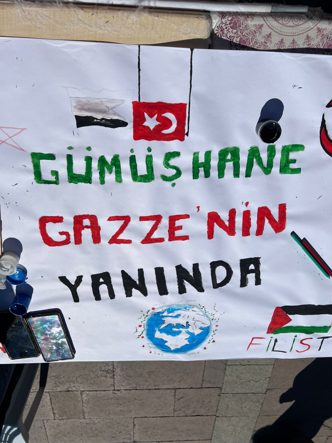 Gümüşhane'de "Filistinli Çocuklar için çiz" etkinliği düzenlendi 11